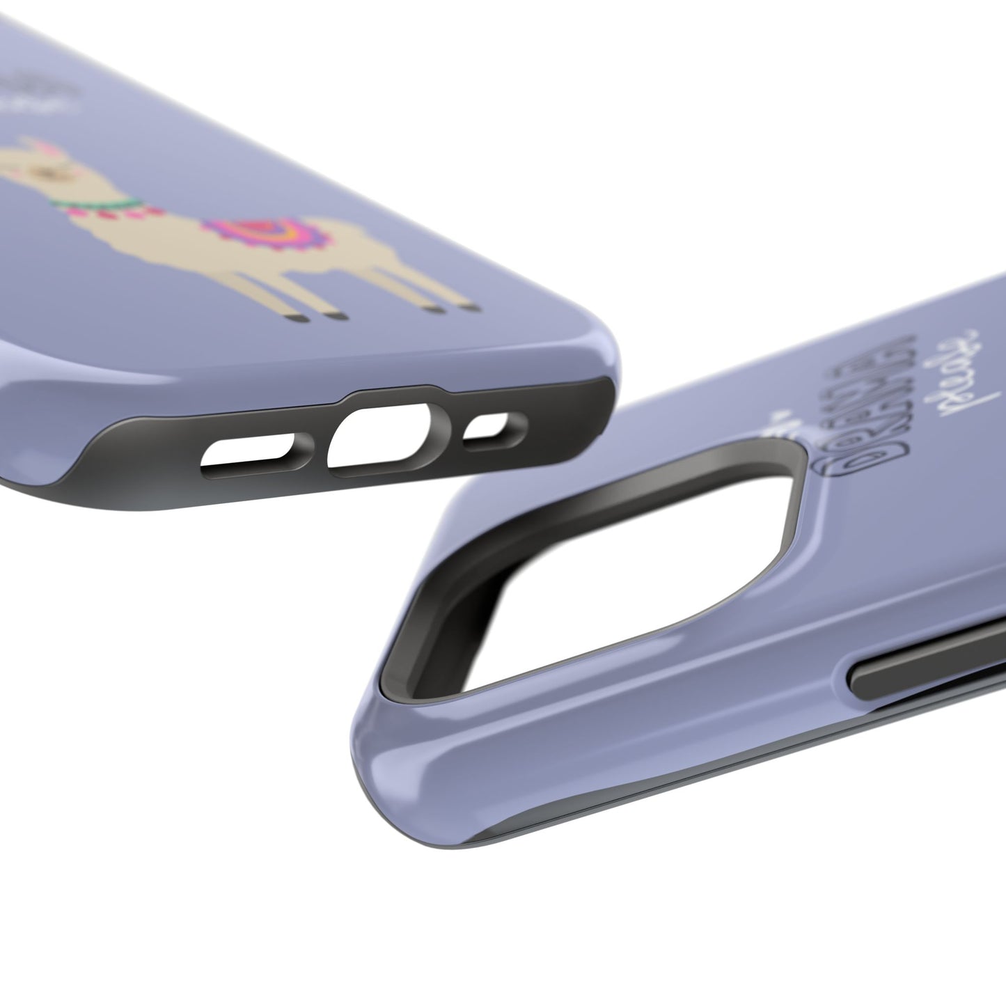 Cute Llama - No Drama MAGNETIC Tough Phone Case