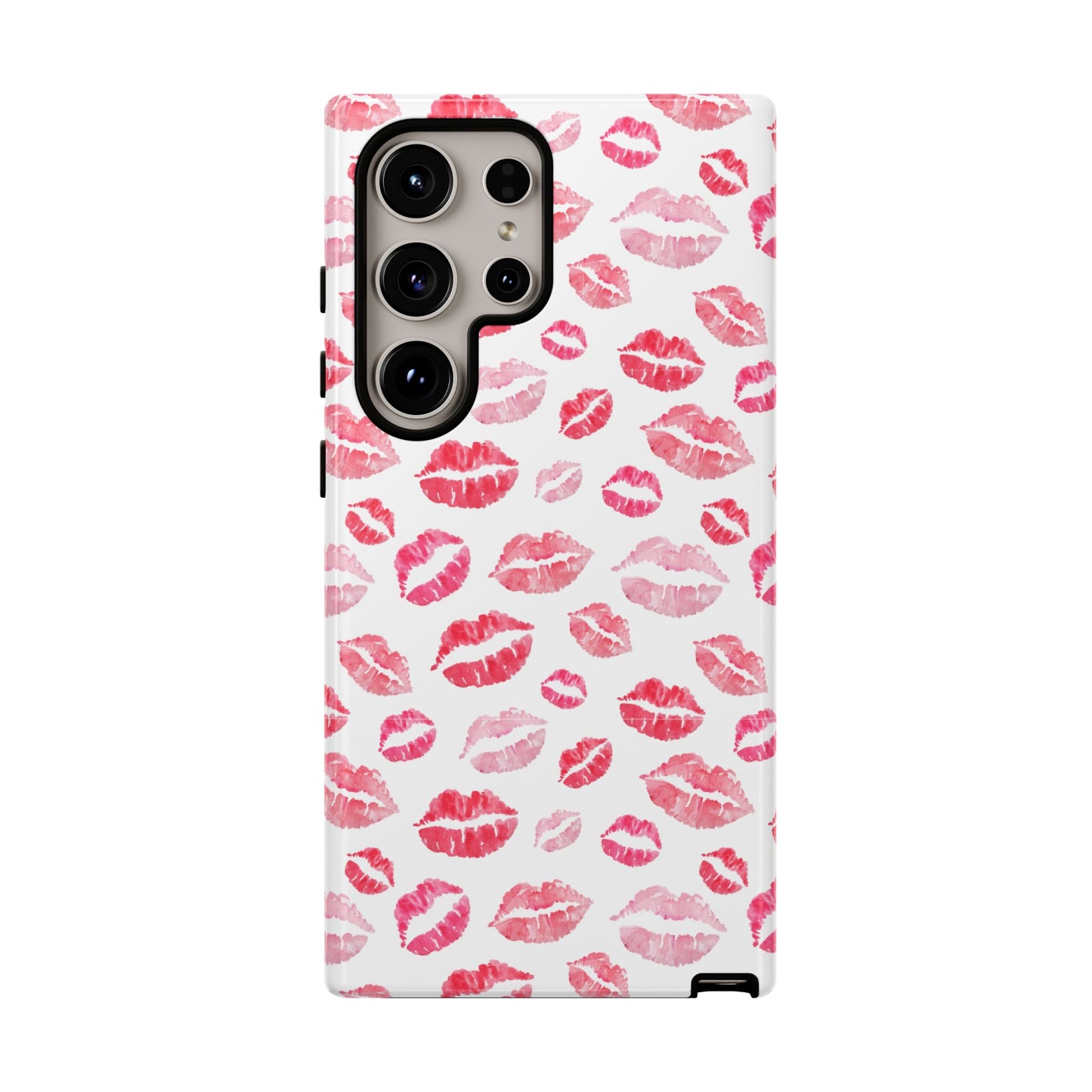 Kiss Pattern Tough Phone Cases, Cute, Unique for Samsung