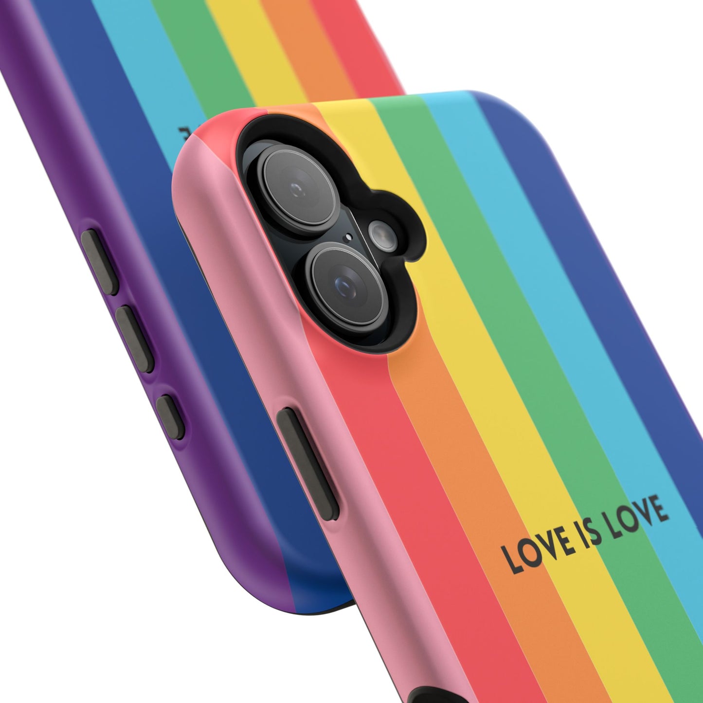 lOVE IS LOVE- Rainbow, LGBTQ+ Pride MAGNETIC Phone Case