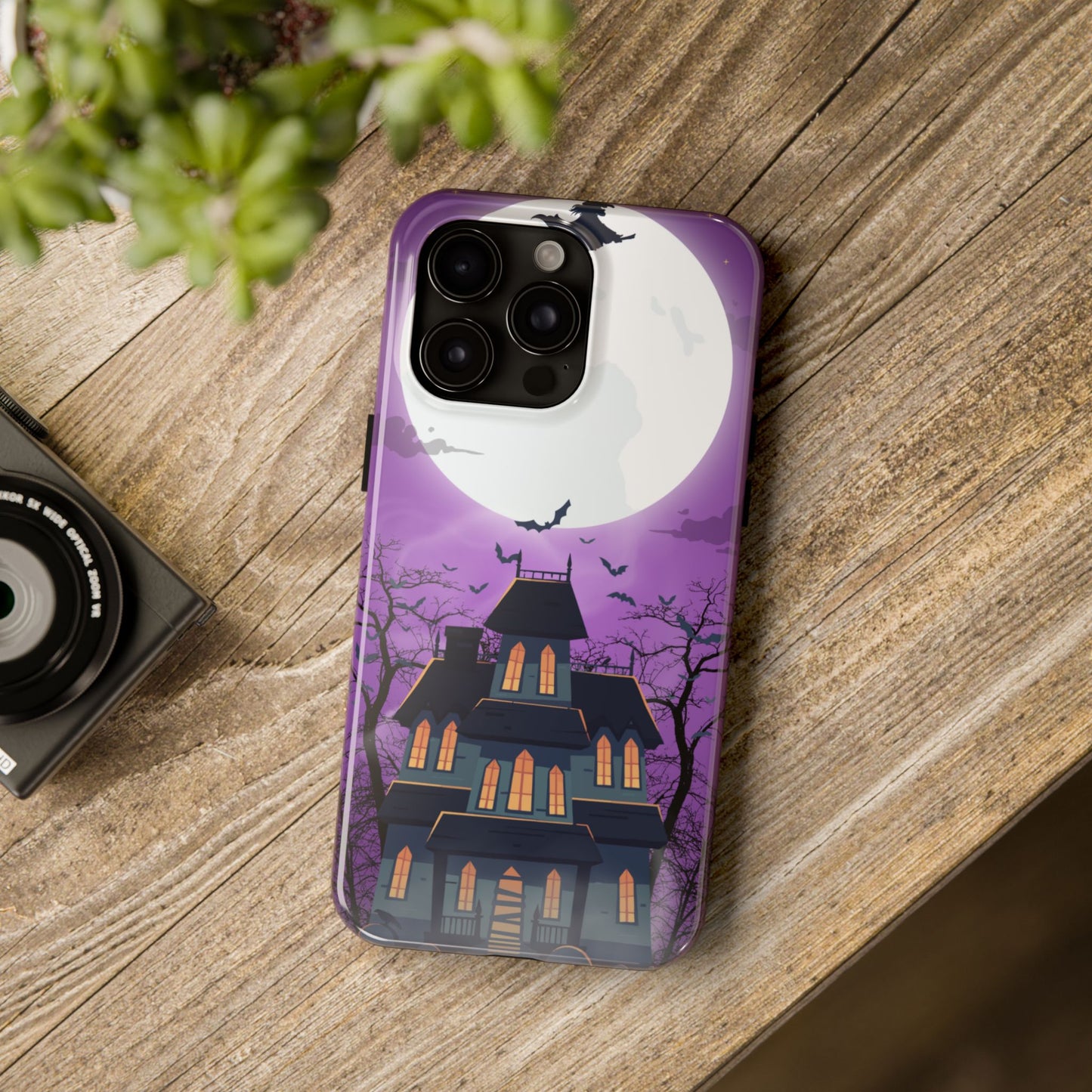 Halloween Haunted, Spooky House, Witchy Vibe Phone Case for Iphone