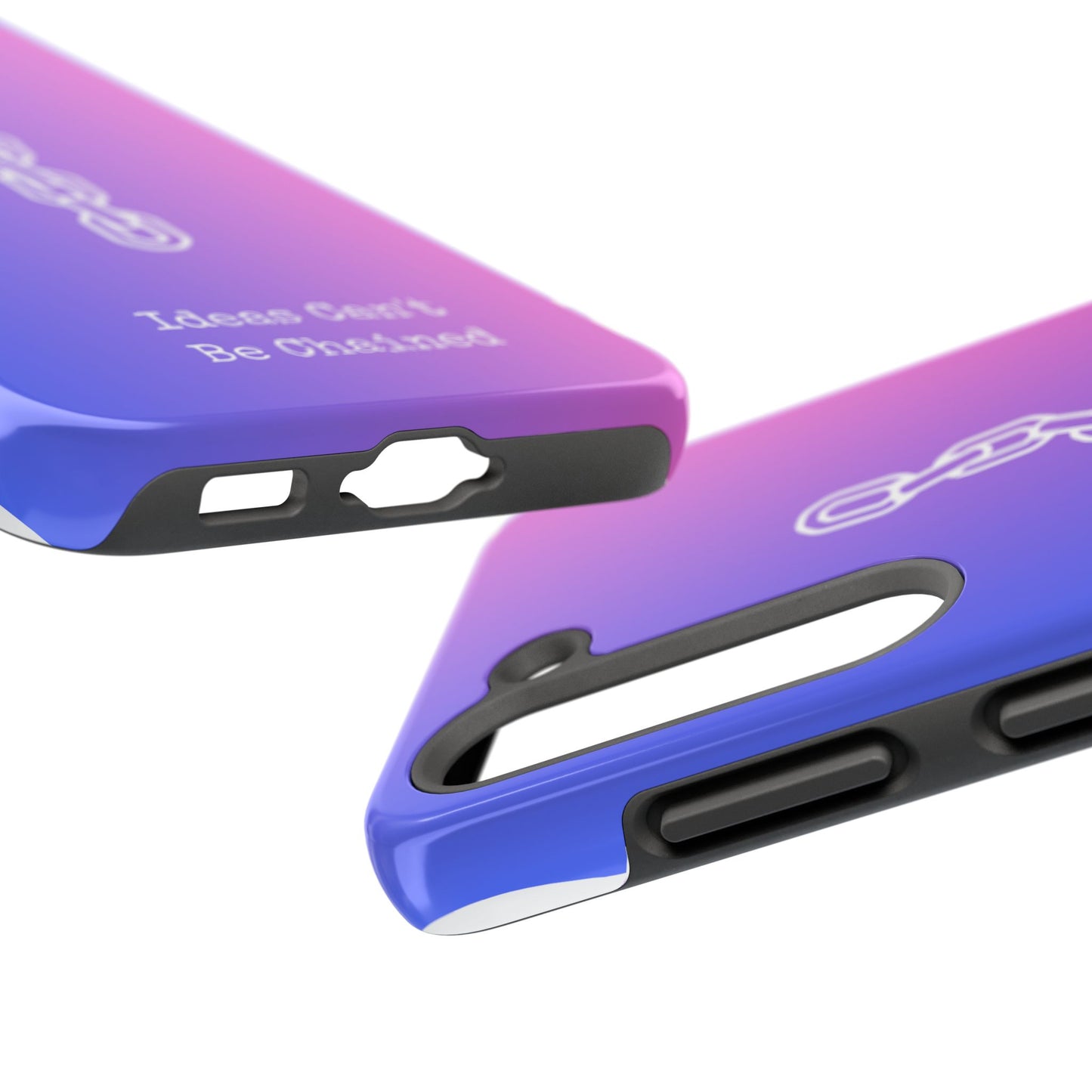 Inspirational, Motivational - Ideas Can't Be Chained Phone Cases