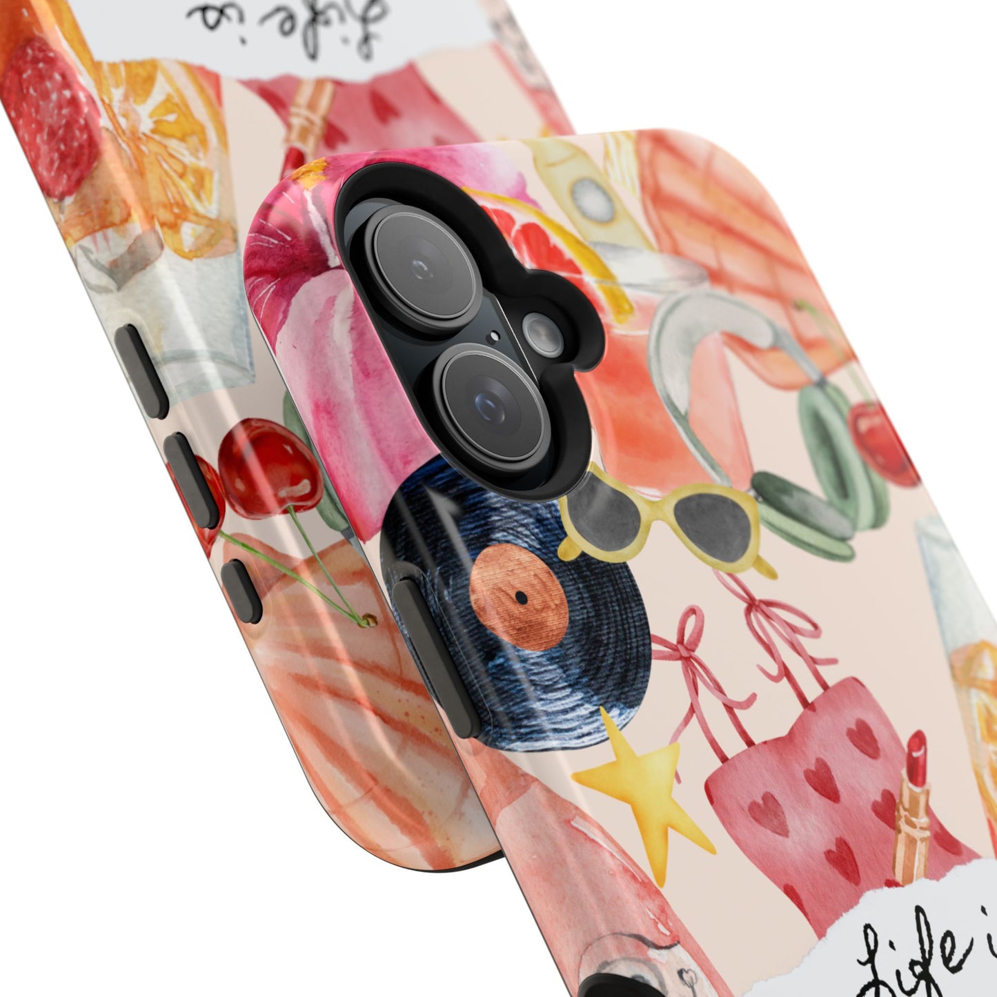Life is Wonderful, Stylish Phone Cover, Cute Phone Accessory, Gift for Her, Summer Vibe Phone Case