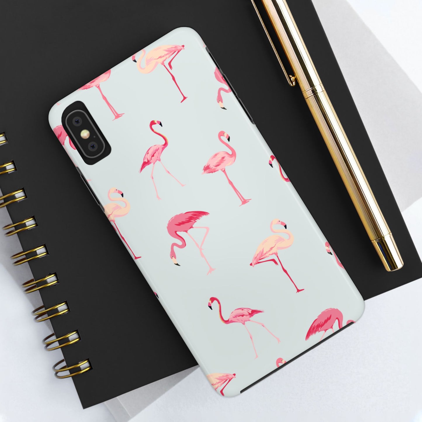 Stylish Tropical, Summer Vibes Flamingo Phone Case for Iphone
