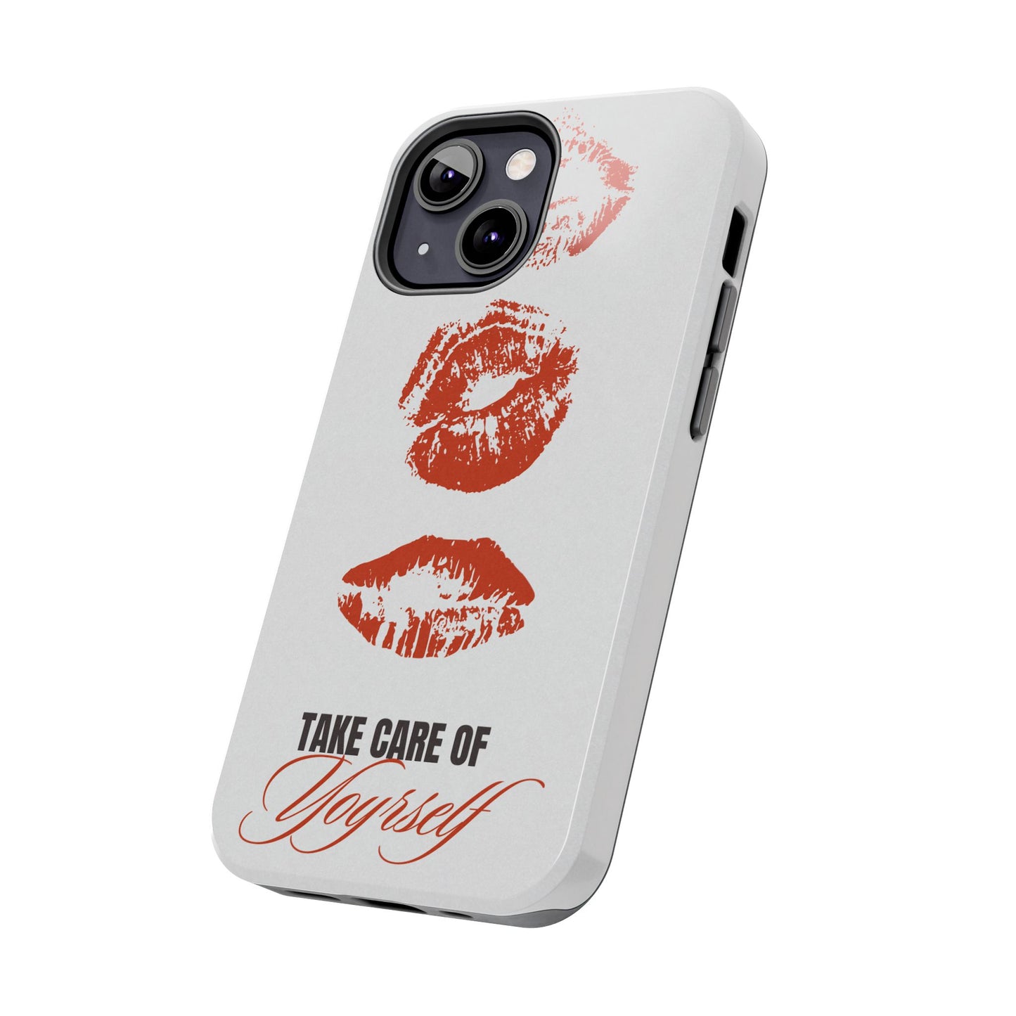 Kiss Print, Chic. Tough Phone Case