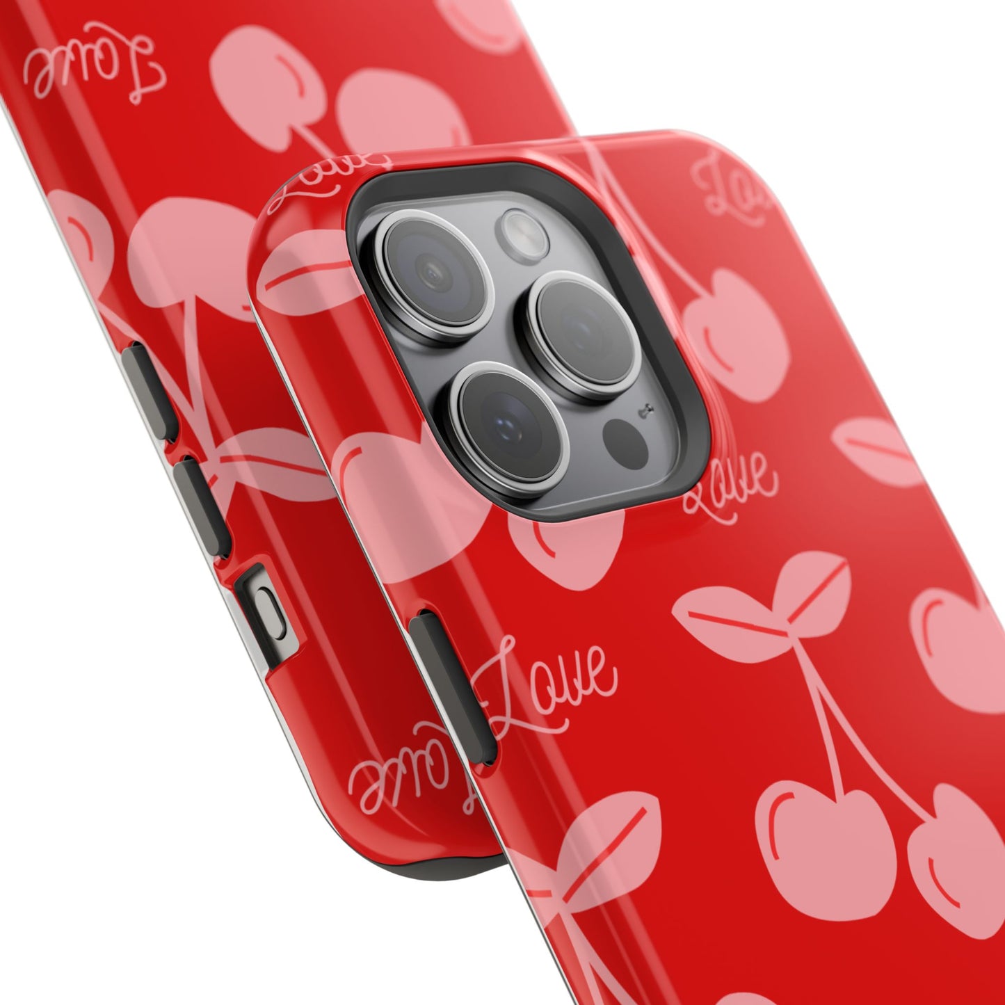 Cherry Love MAGNETIC Tough Cases, Cute Protection, Gift for Her, Valentine's Day