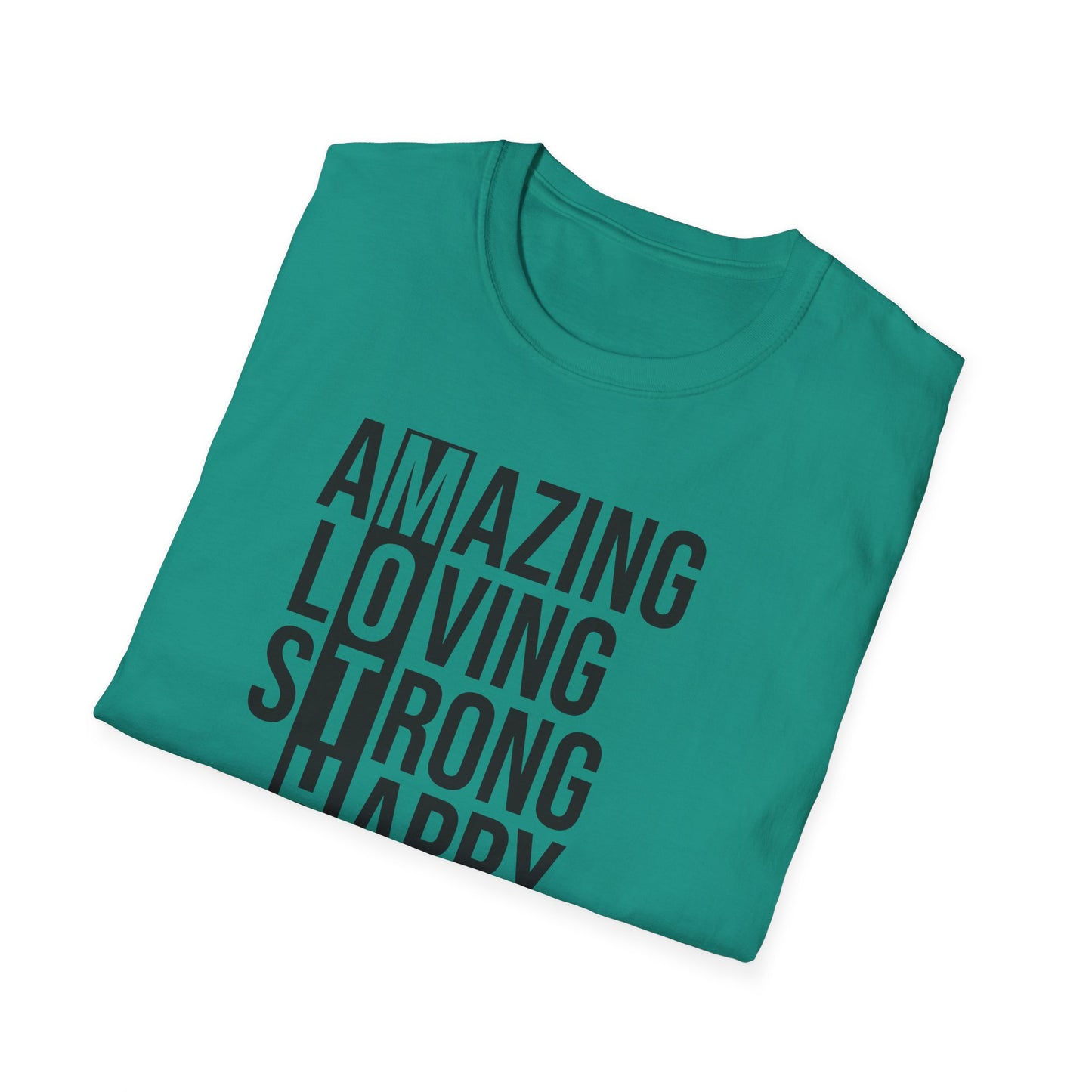 Affirmation T-Shirt - Inspirational Amazing Loving Strong Happy Selfless Graceful-MOTHER