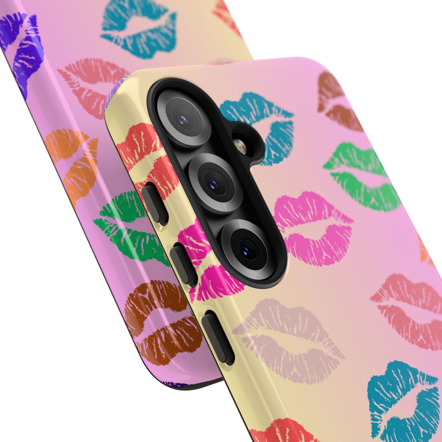 Kiss Print Tough Phone Cases Cute, Durable for Samsung