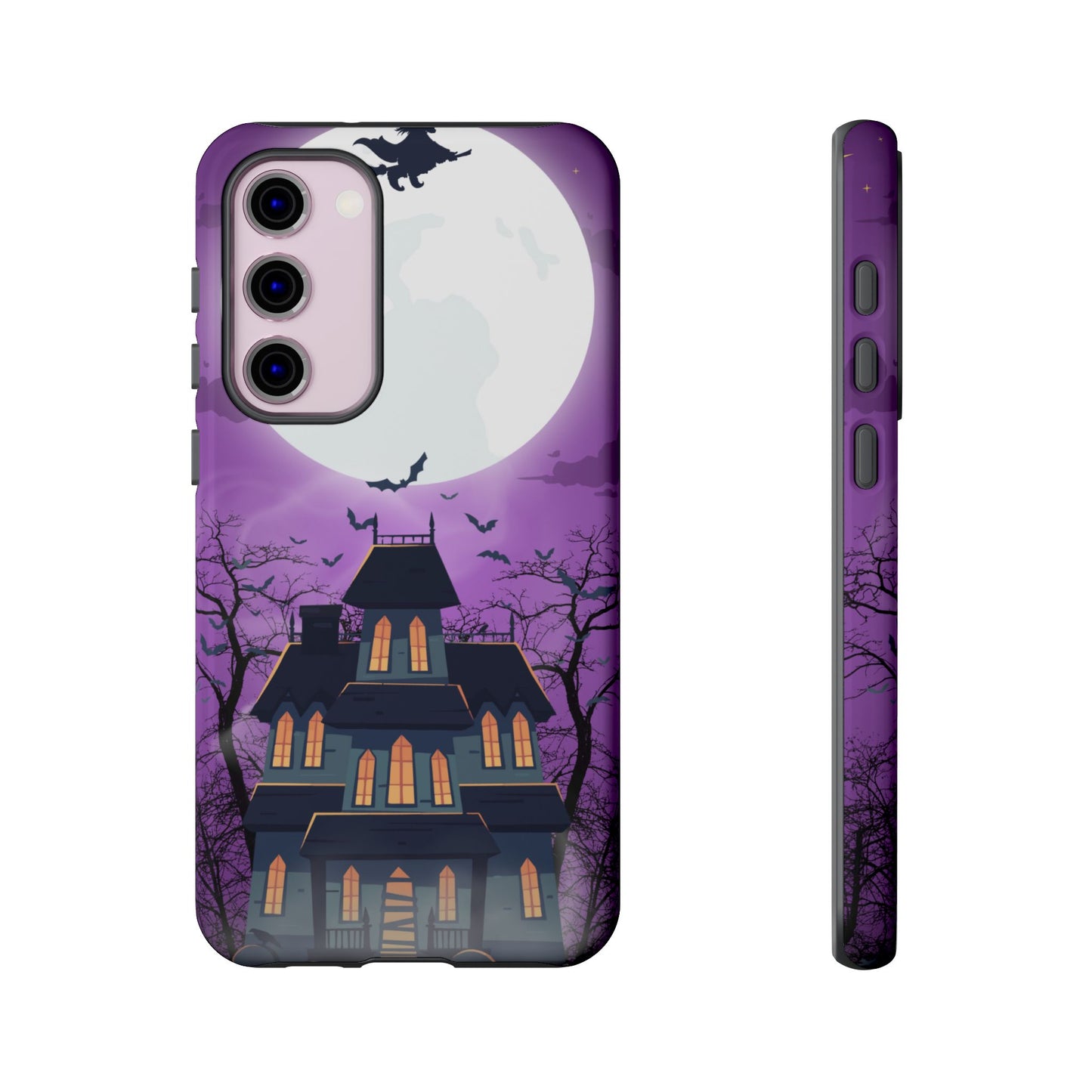 Halloween Haunted, Spooky House, Witchy Vibe Phone Case for Samsung