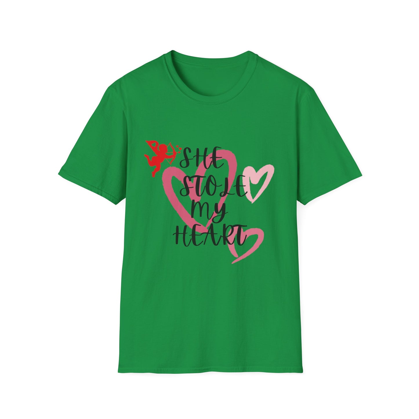 SHe Stole My Heart Unisex T-Shirt - Cute Valentine’s Day Couple Shift