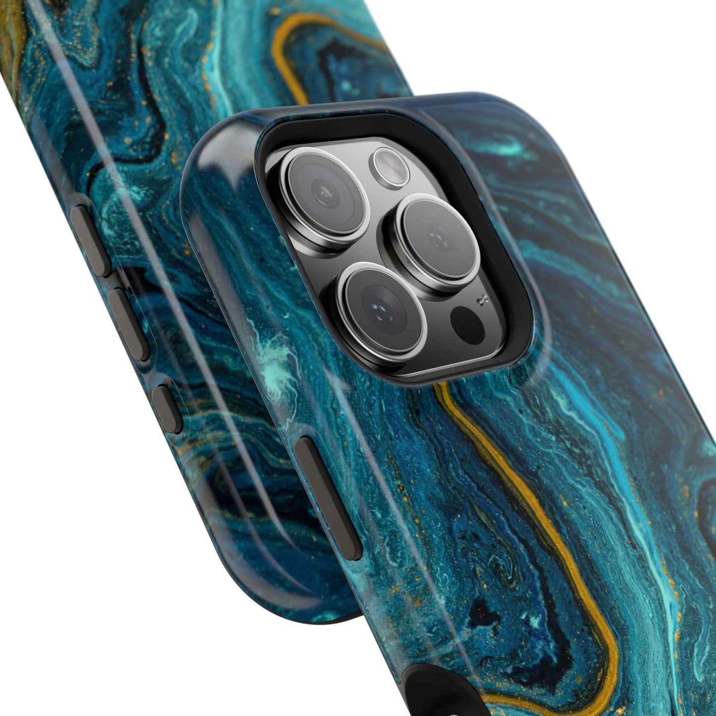 Marble Print MAGNETIC, Unique Tough Phone Case