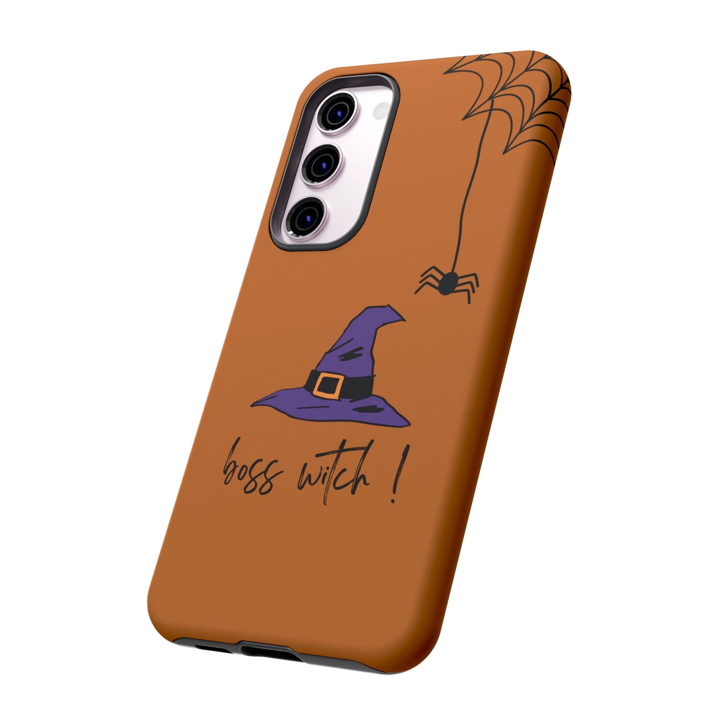 Halloween Phone Case, Boss Witch Phone Cover, Spooky Witch Design, Phone Accessory, Gift for Her, Autumn Decor, Witchy Aesthetic
