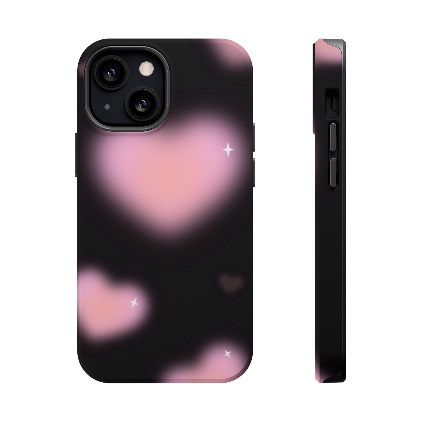 Romantic Pink Heart Pattern MAGNETIC Phone Case