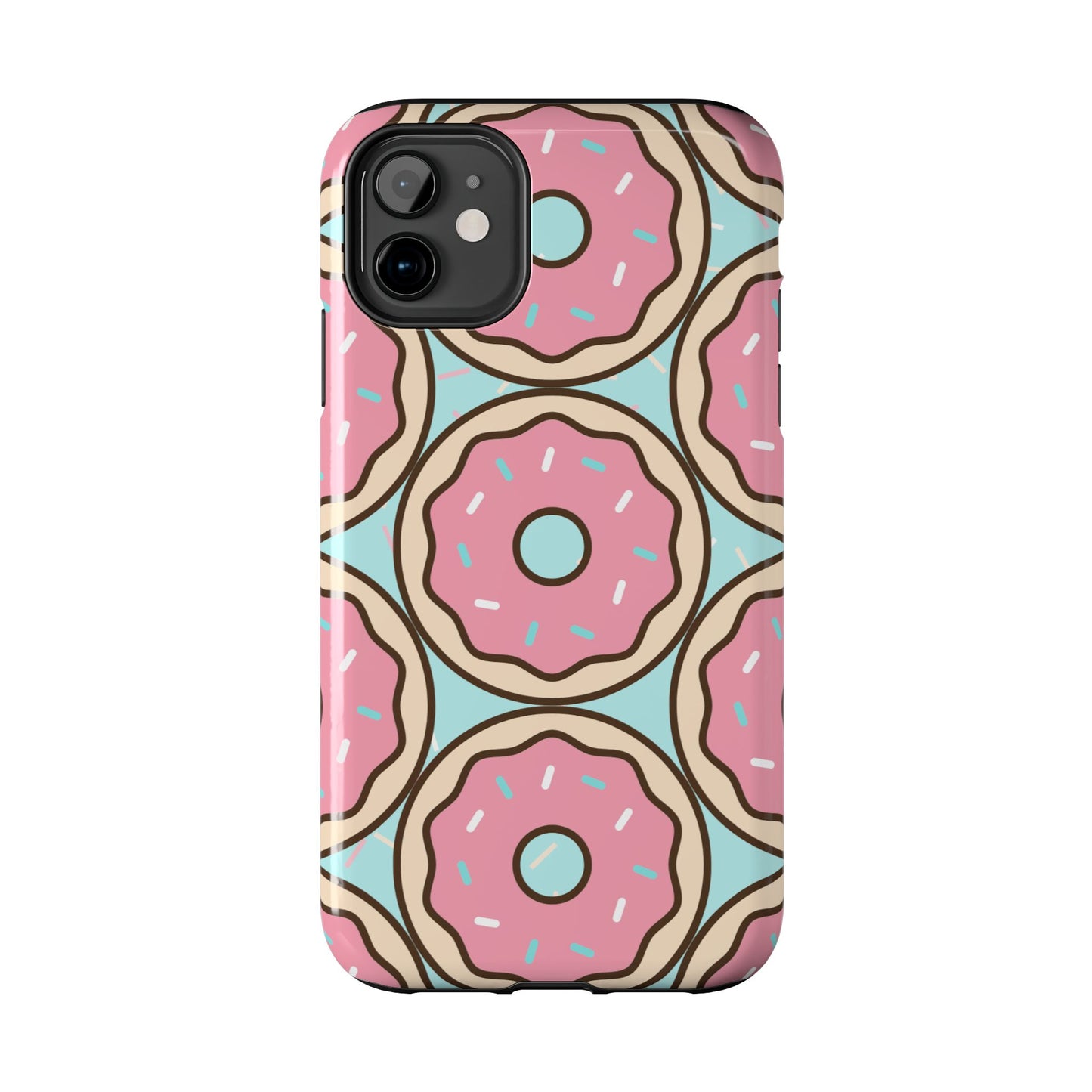 Cute Donut Pattern Tough Phone Case