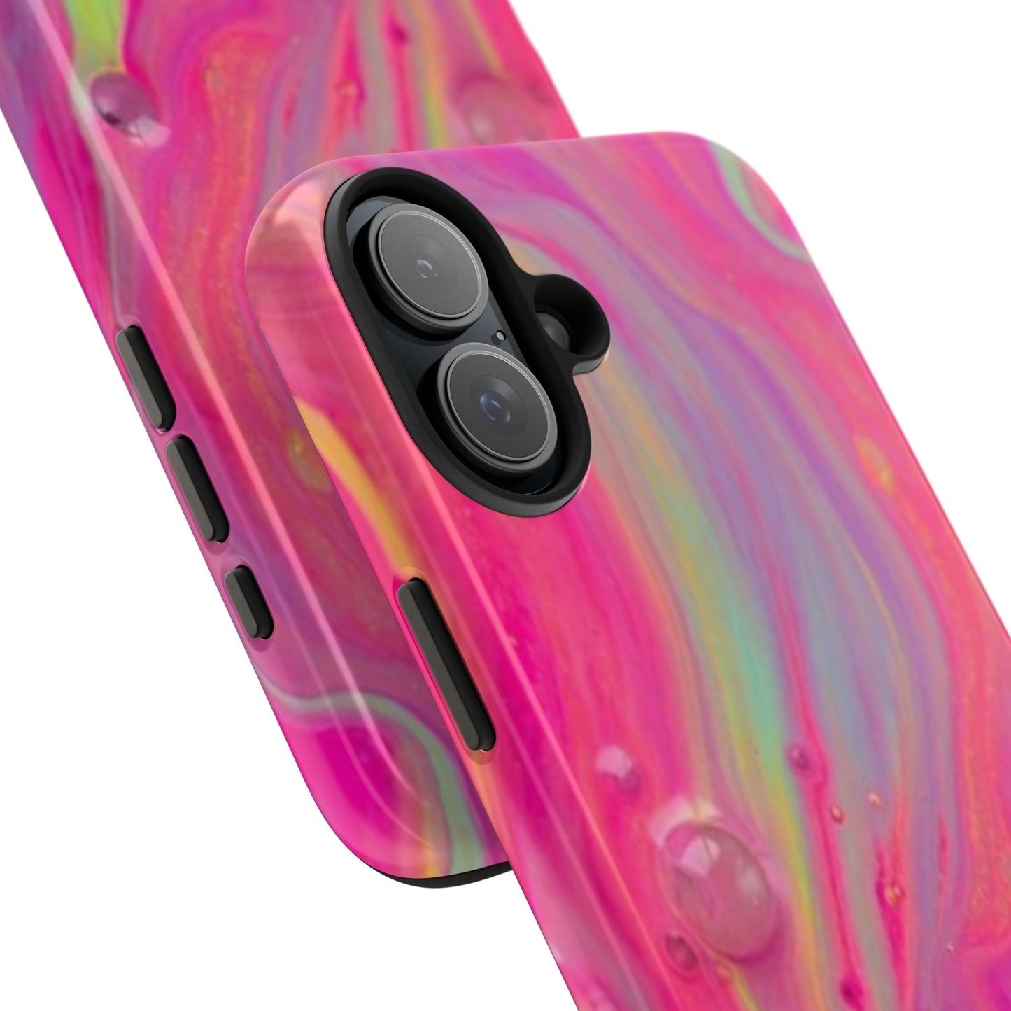 Colorful Swirl Futuristic Tough Phone Case, Stylish Durable Cover for Iphone