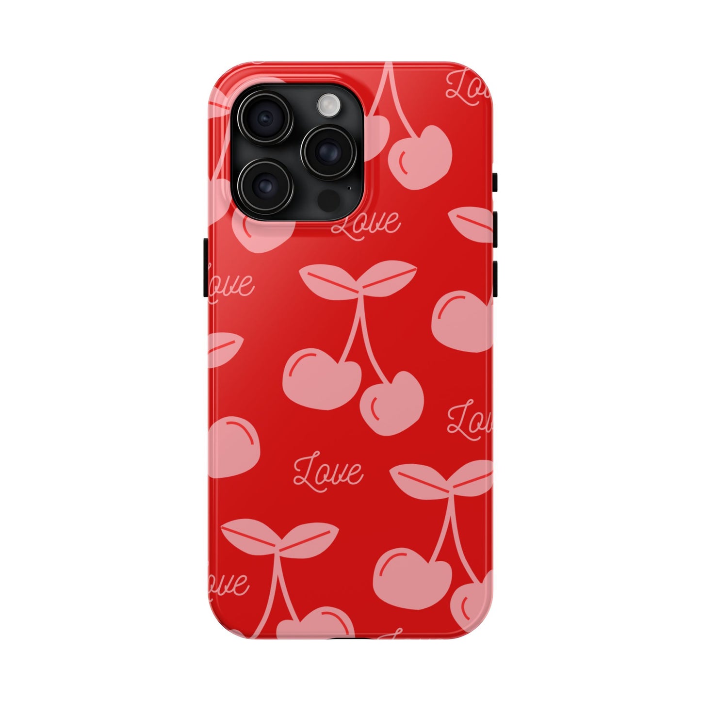 Cute Cherry Love Tough Phone Cases