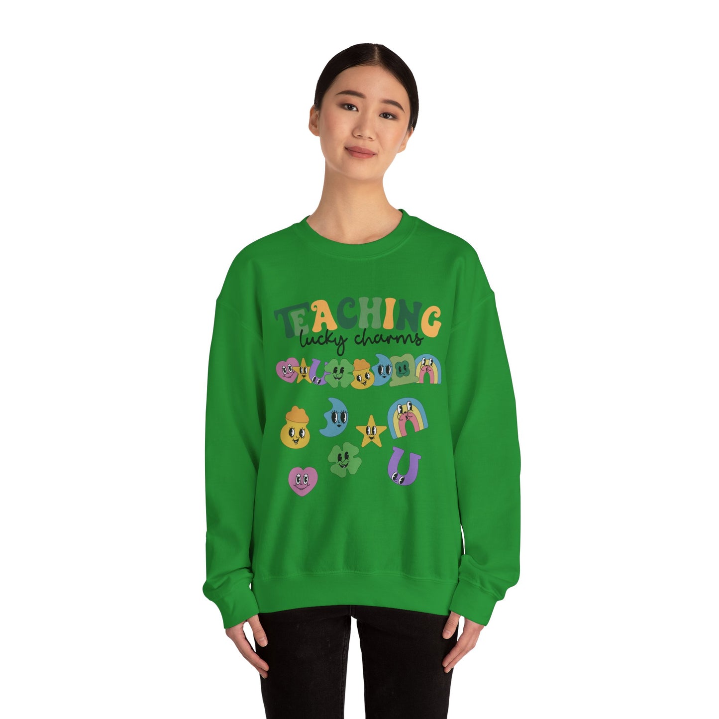 Teaching Lucky Charms Crewneck Sweatshirt for Educators