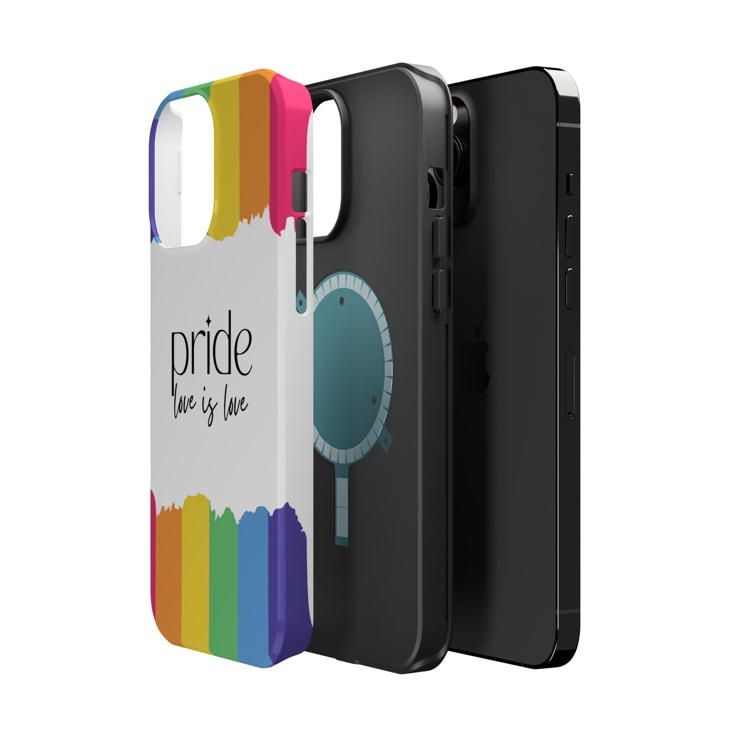 Pride - Love is Love, LGBTQ+, Rainbow Tough Phone Case