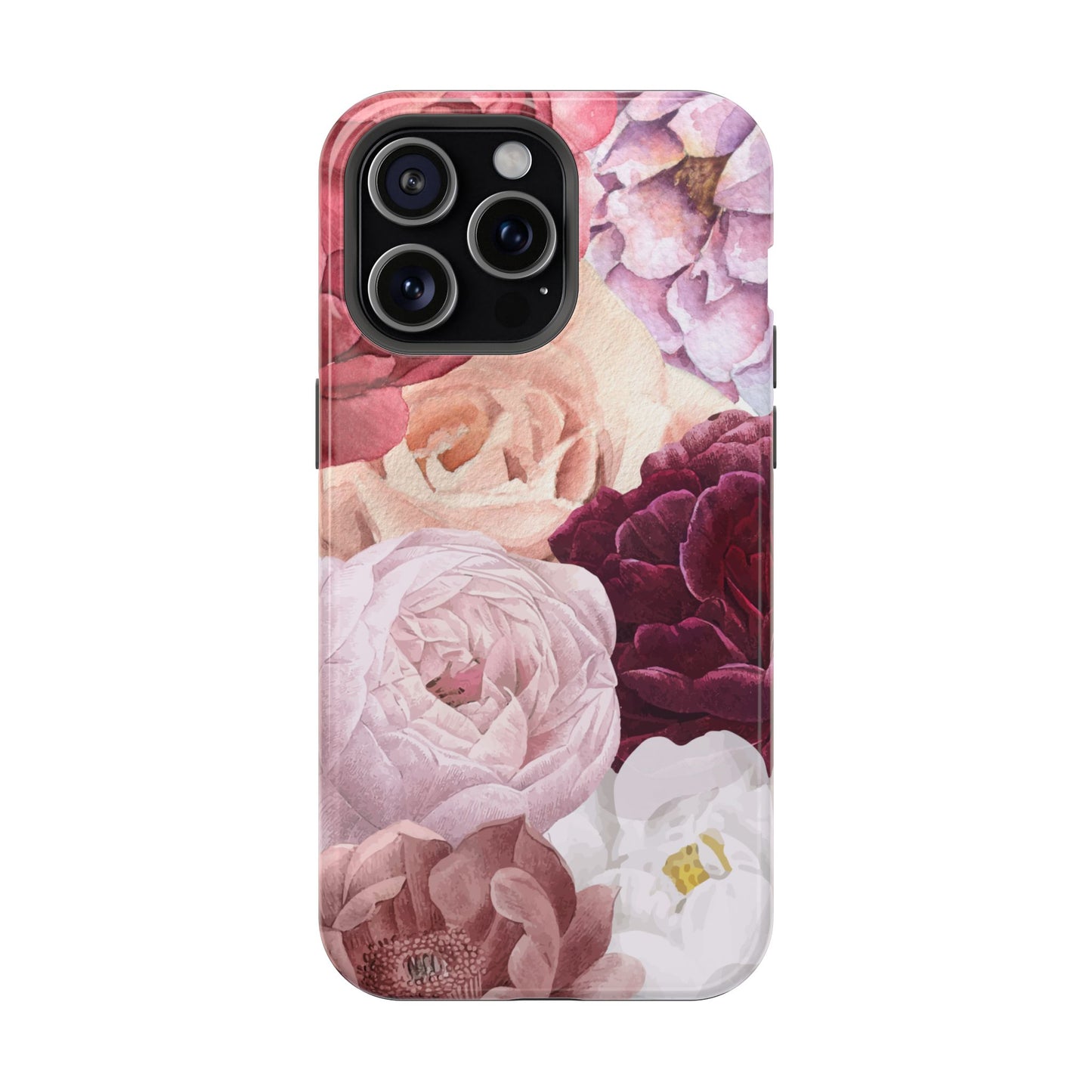 Elegant Protection for Every Occasion Floral Tough Phone Case