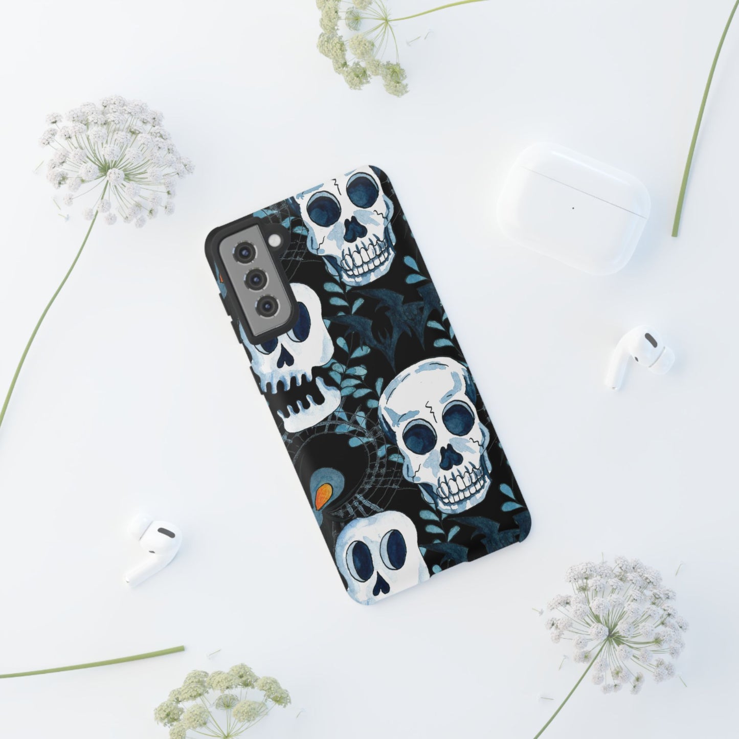 Skull Tough Cases - Halloween Samsung Phone Case - FREE Shipping