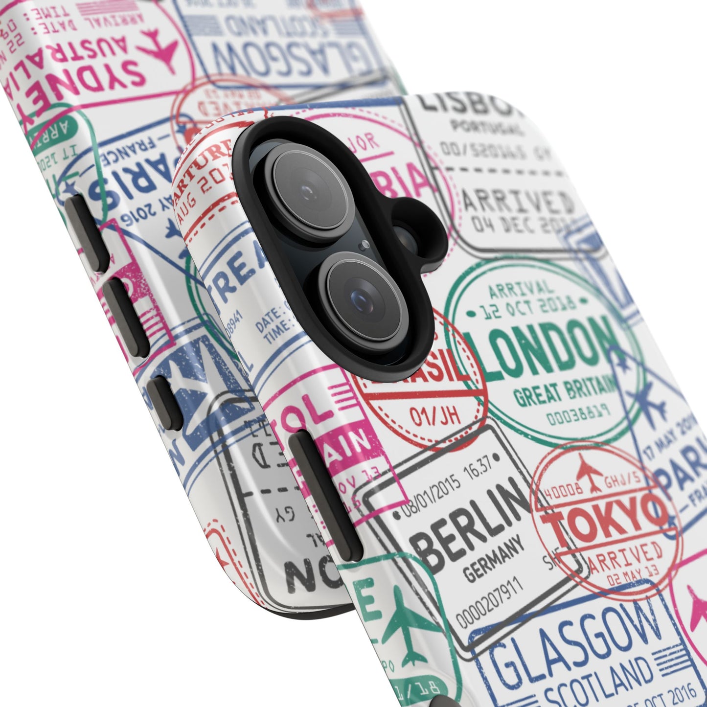 Travel-Inspired, Passport, Travelers, Adventure Stamp, Unique Phone Case