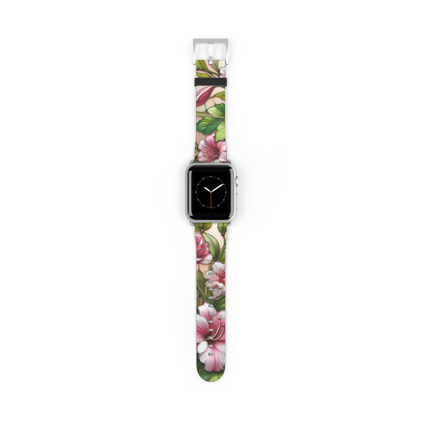 Floral Watch Band - Vibrant Bloom Design for Smartwatches