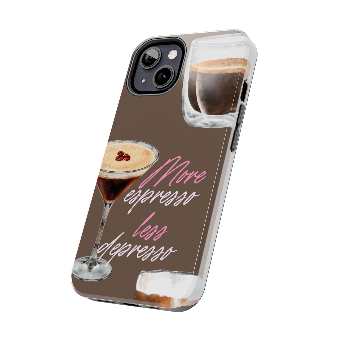 Stylish Coffee Phone Case, Espresso Lovers Gift, Cute Tough Case, Coffee Aesthetic, Phone Accessory for Baristas