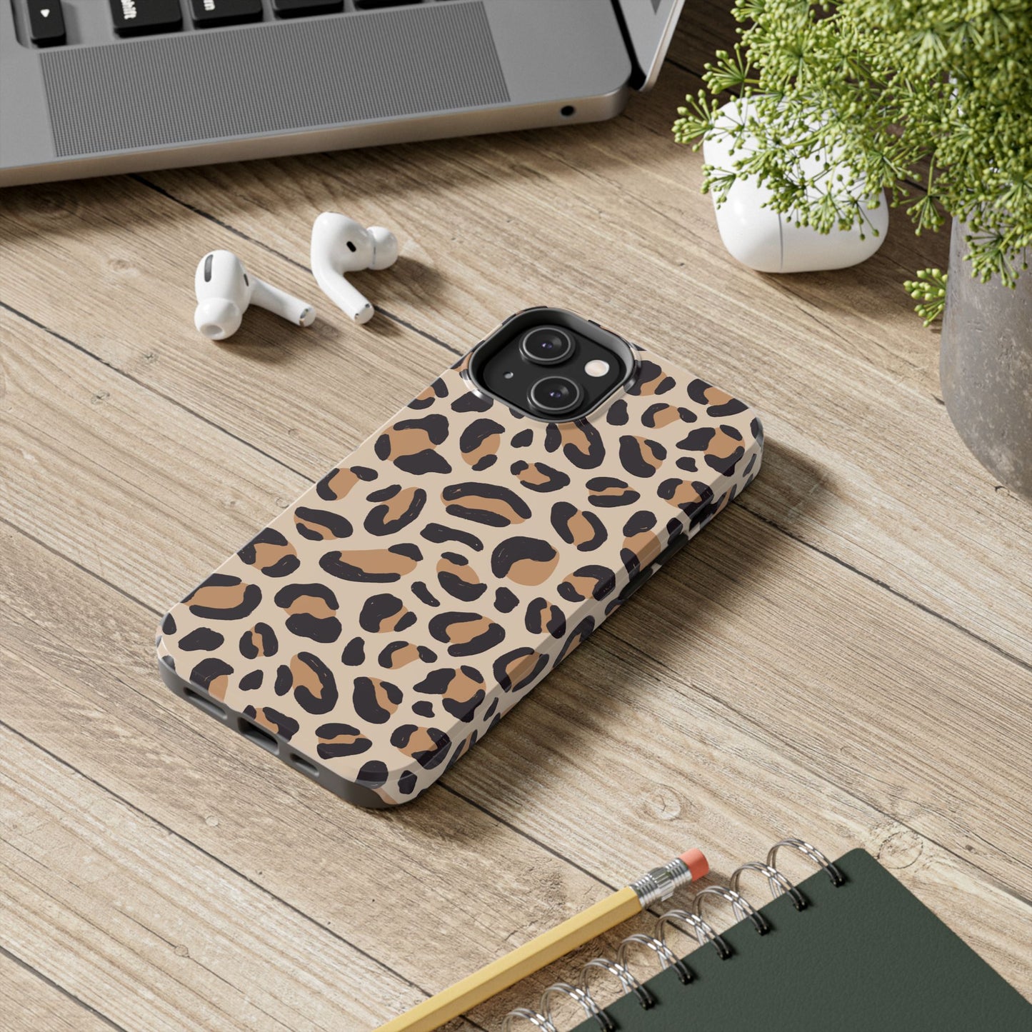 Stylish Leopard Print Tough Phone Cases