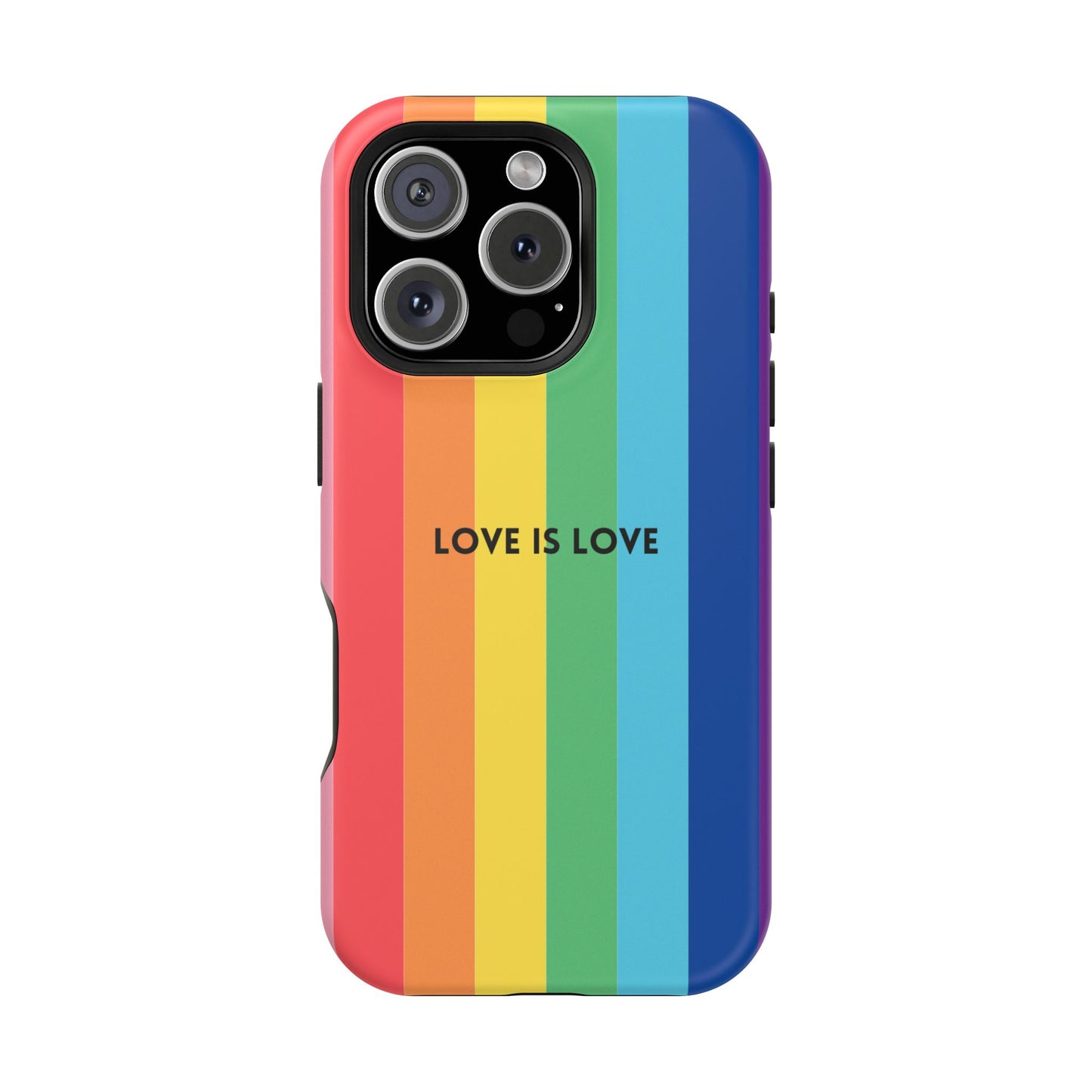 lOVE IS LOVE- Rainbow, LGBTQ+ Pride MAGNETIC Phone Case