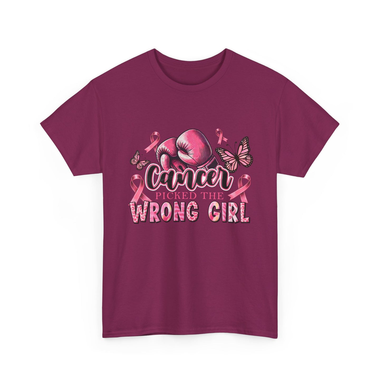 Cancer Awareness Tee - Picked the Wrong Girl Unisex Cotton Shirt