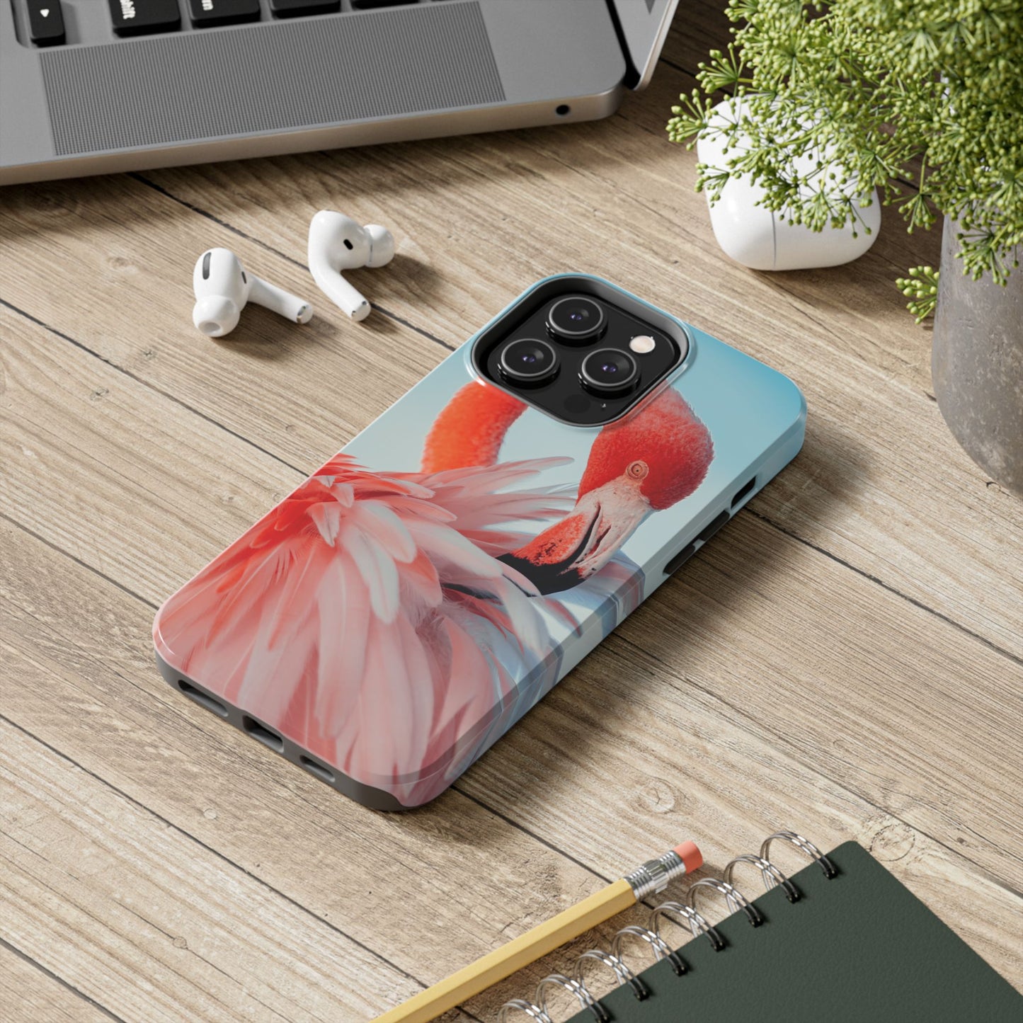Vibrant Flamingo, Tropical Phone Case