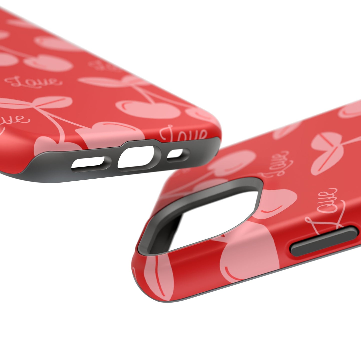 Cherry Love MAGNETIC Tough Cases, Cute Protection, Gift for Her, Valentine's Day