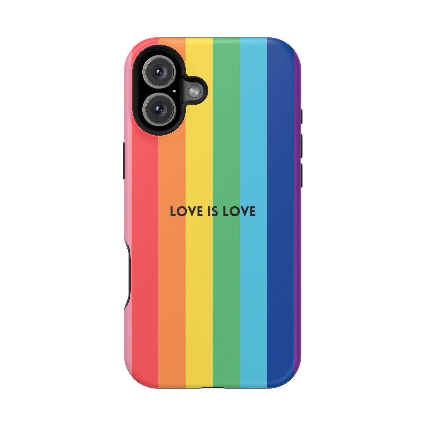 lOVE IS LOVE- Rainbow, LGBTQ+ Pride MAGNETIC Phone Case