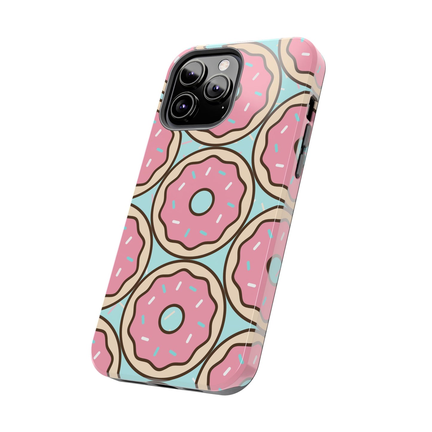 Cute Donut Pattern Tough Phone Case