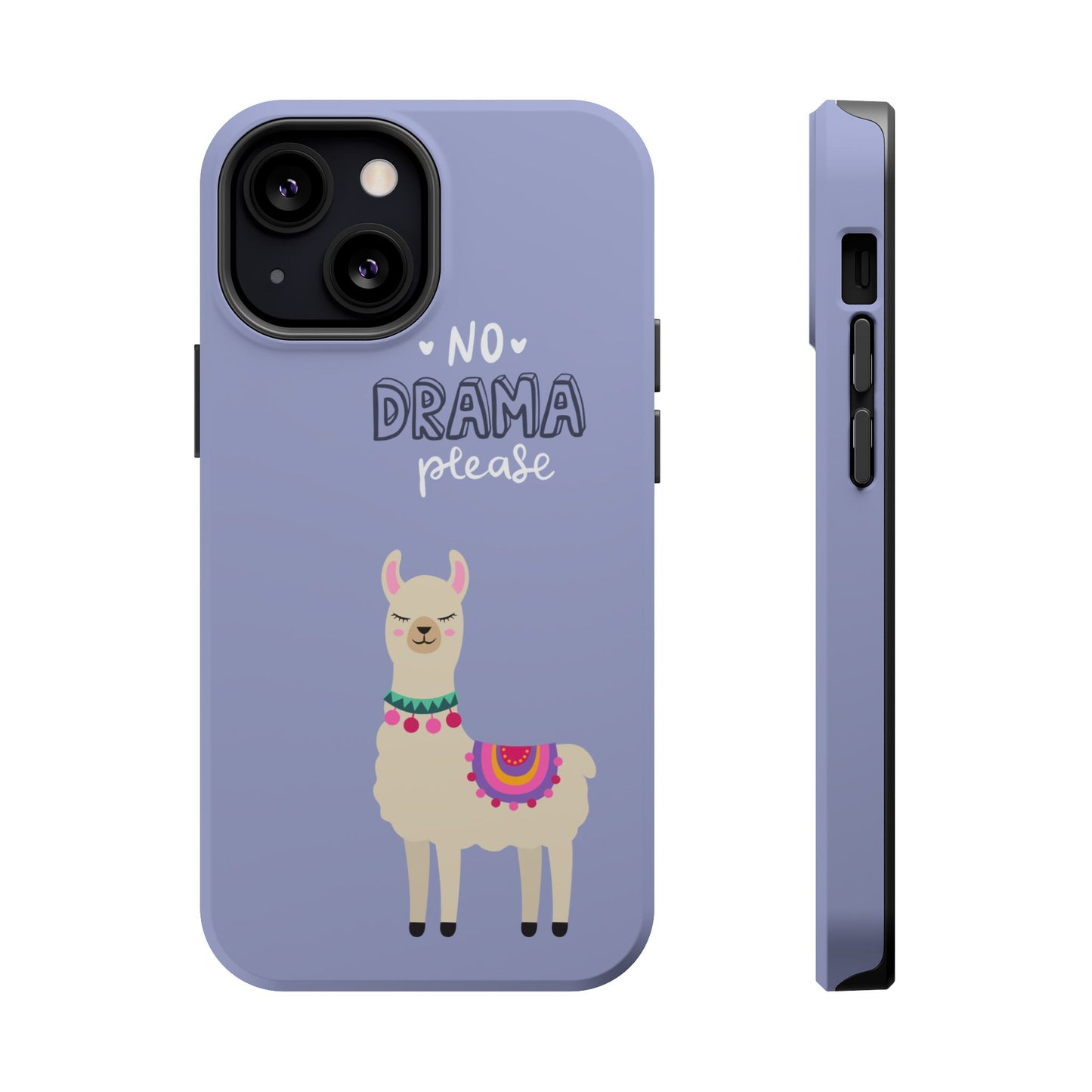 Cute Llama - No Drama MAGNETIC Tough Phone Case
