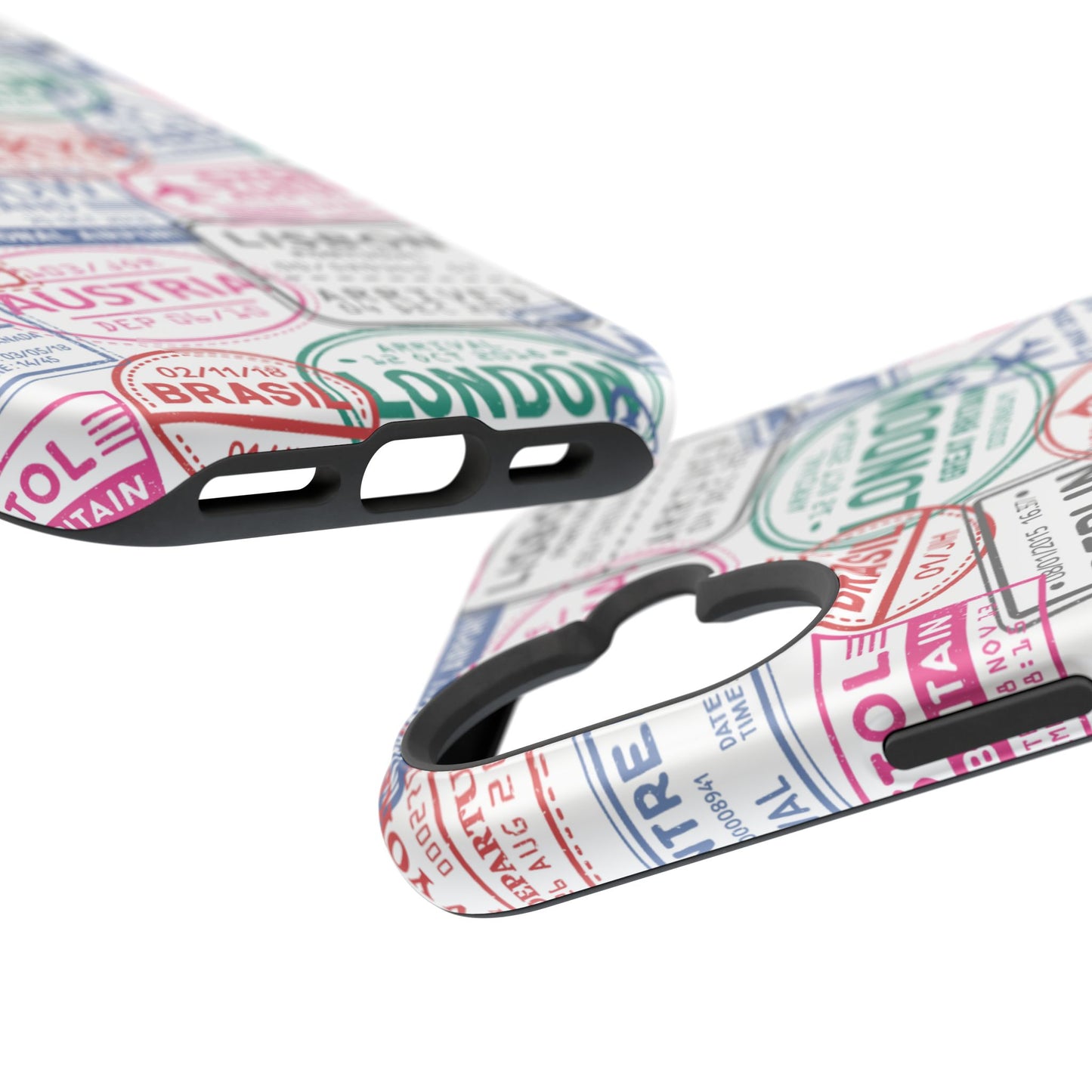 Travel-Inspired, Passport, Travelers, Adventure Stamp, Unique MAGNETIC Phone Case