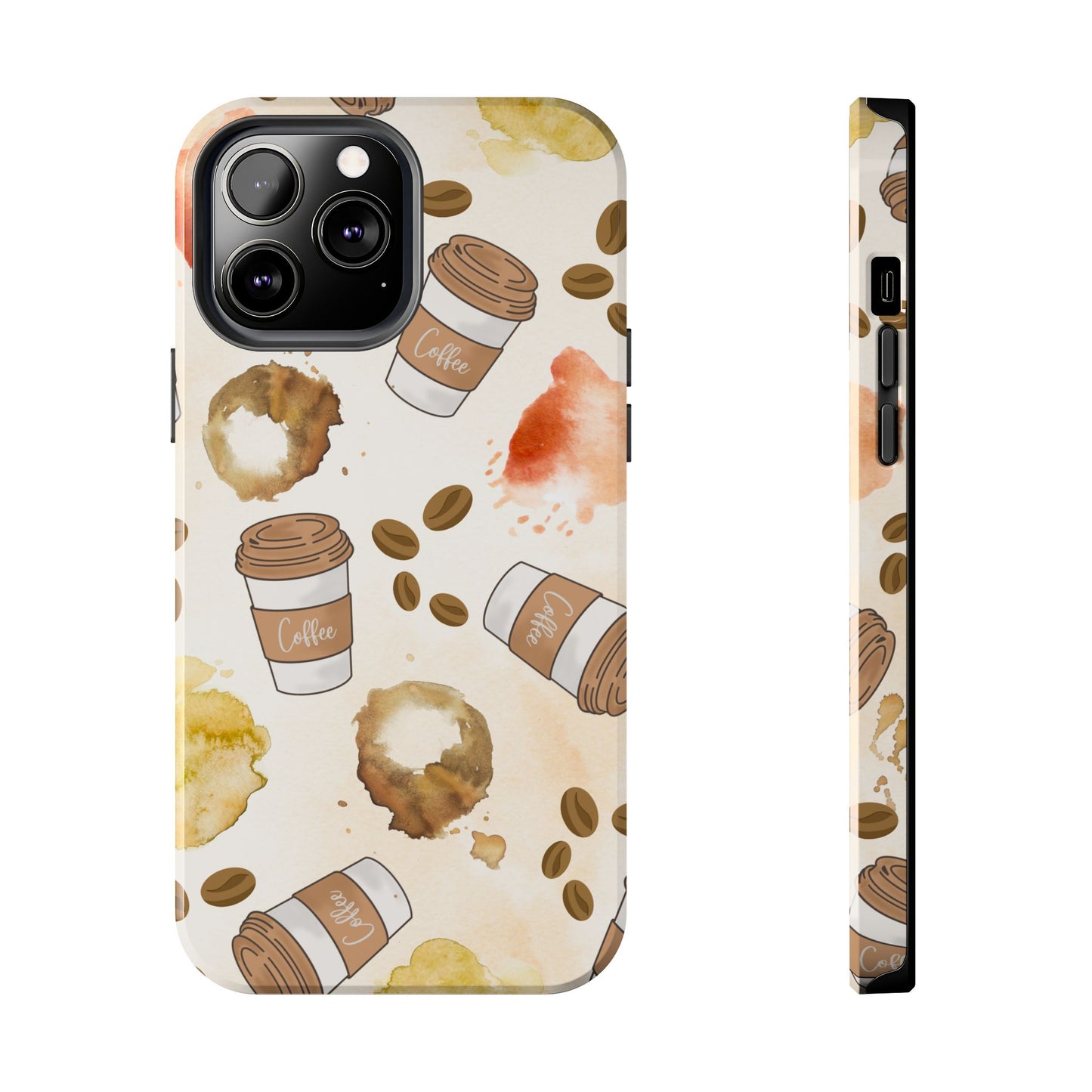 Cute, Trendy, Coffee Lover, Barista Tough Phone Cases for Iphone
