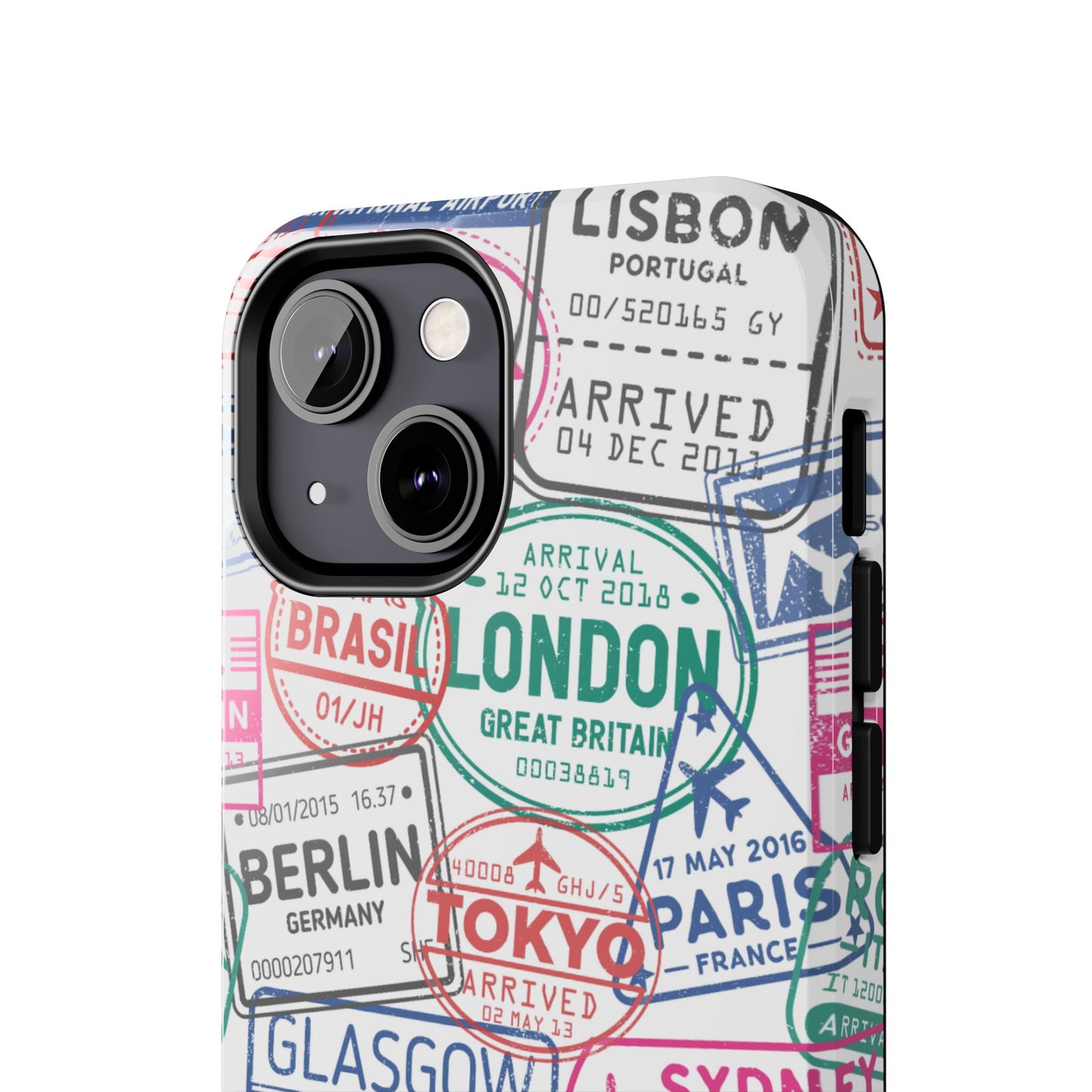 Travel-Inspired, Passport, Travelers, Adventure Stamp, Unique Phone Case