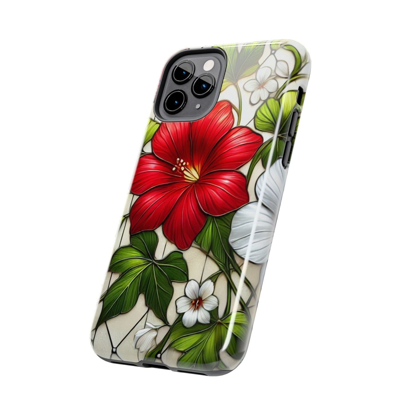 Tough Phone Case with Vibrant Floral Design - Perfect Gift for Nature Lovers