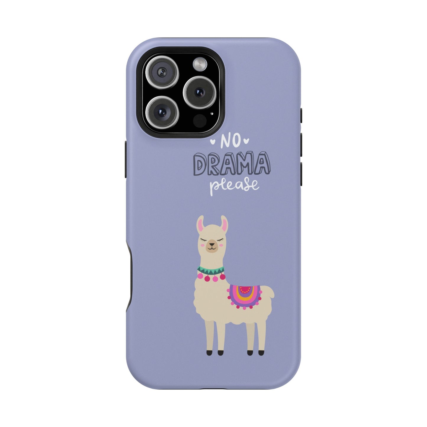 Cute Llama - No Drama MAGNETIC Tough Phone Case