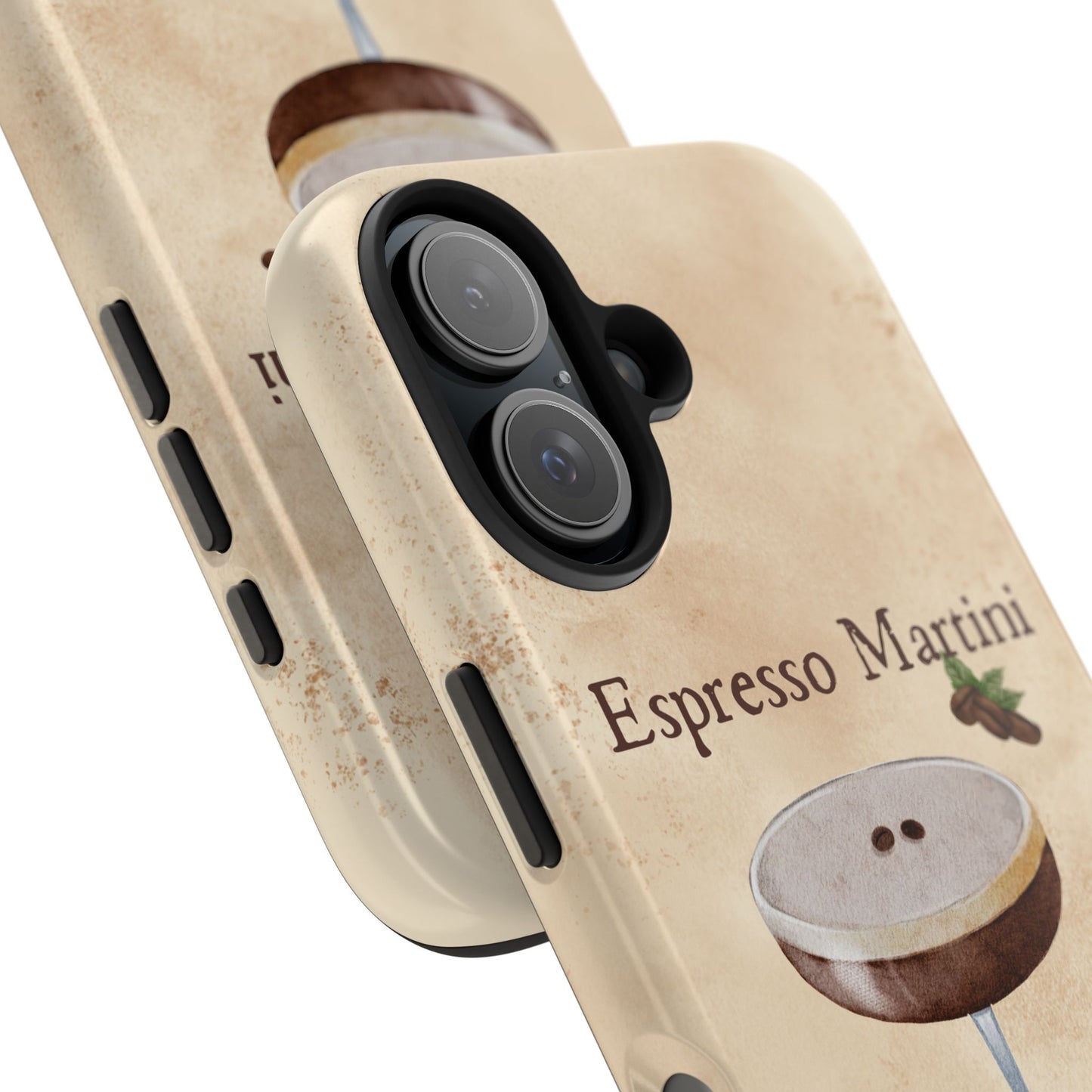 Espresso Martini Tough Phone Cases | Stylish Drink Design | Unique Gift for Cocktail Lovers | Perfect for Any Occasion