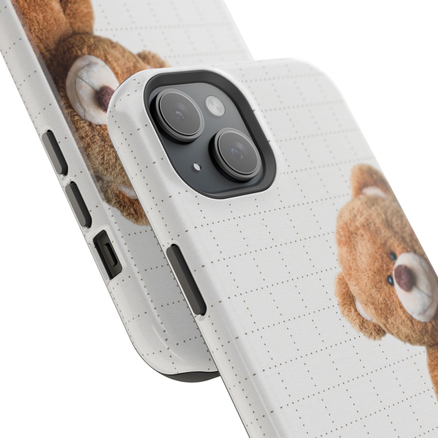 Good Day Teddy Bear MAGNETIC Phone Cases, Cute, Gift for Friends, Teddy Bear Lover's Case