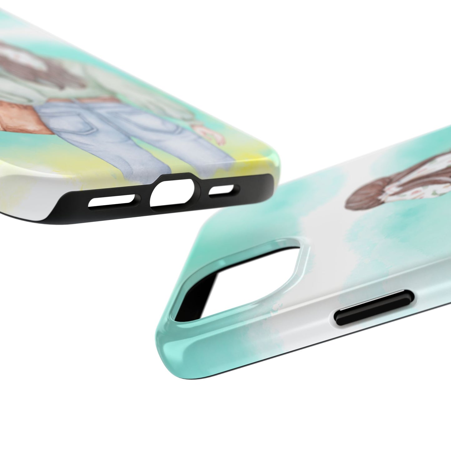 Whimsical Woman Tough Phone Case