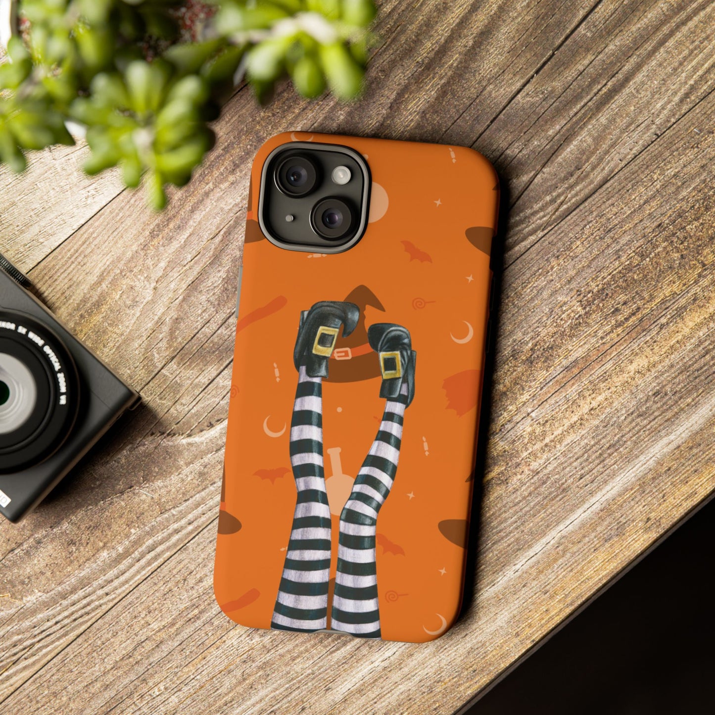 Halloween Phone Case, Spooky Design, Witch Legs for Iphone