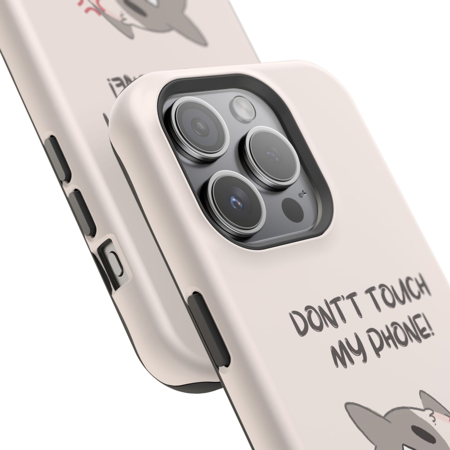 Funny Cat - Don't Touch My Phone! Tough MAGNETIC Phone Case