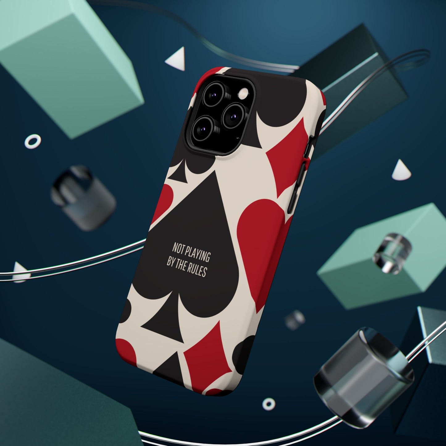 Bold Playing Card Tough Phone Case - Not Playing by the Rules for Iphone
