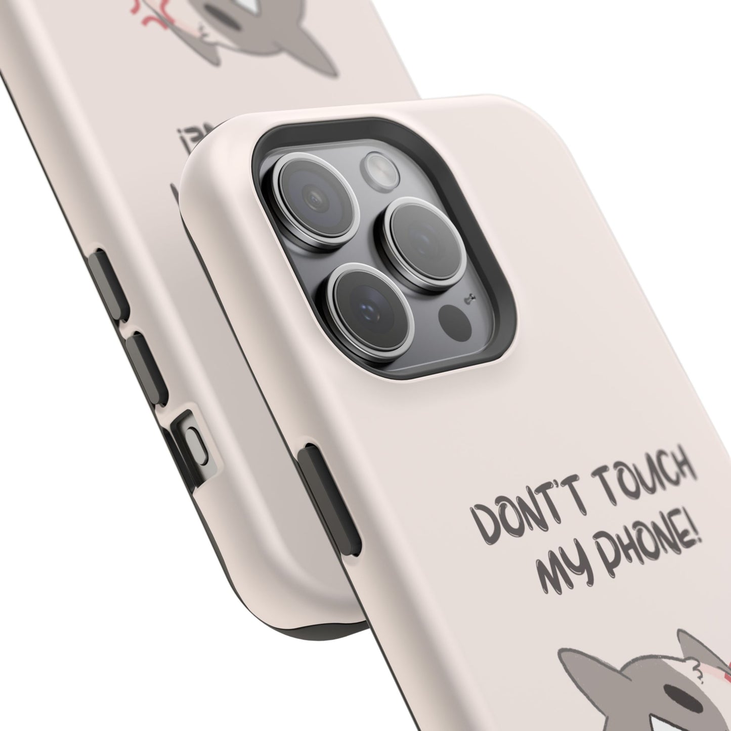 Funny Cat - Don't Touch My Phone! Tough MAGNETIC Phone Case