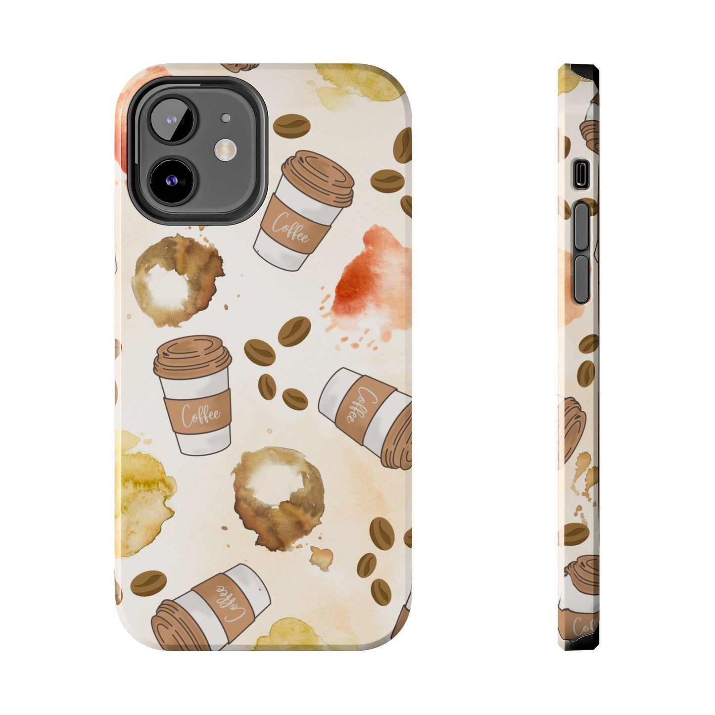 Cute, Trendy, Coffee Lover, Barista Tough Phone Cases for Iphone