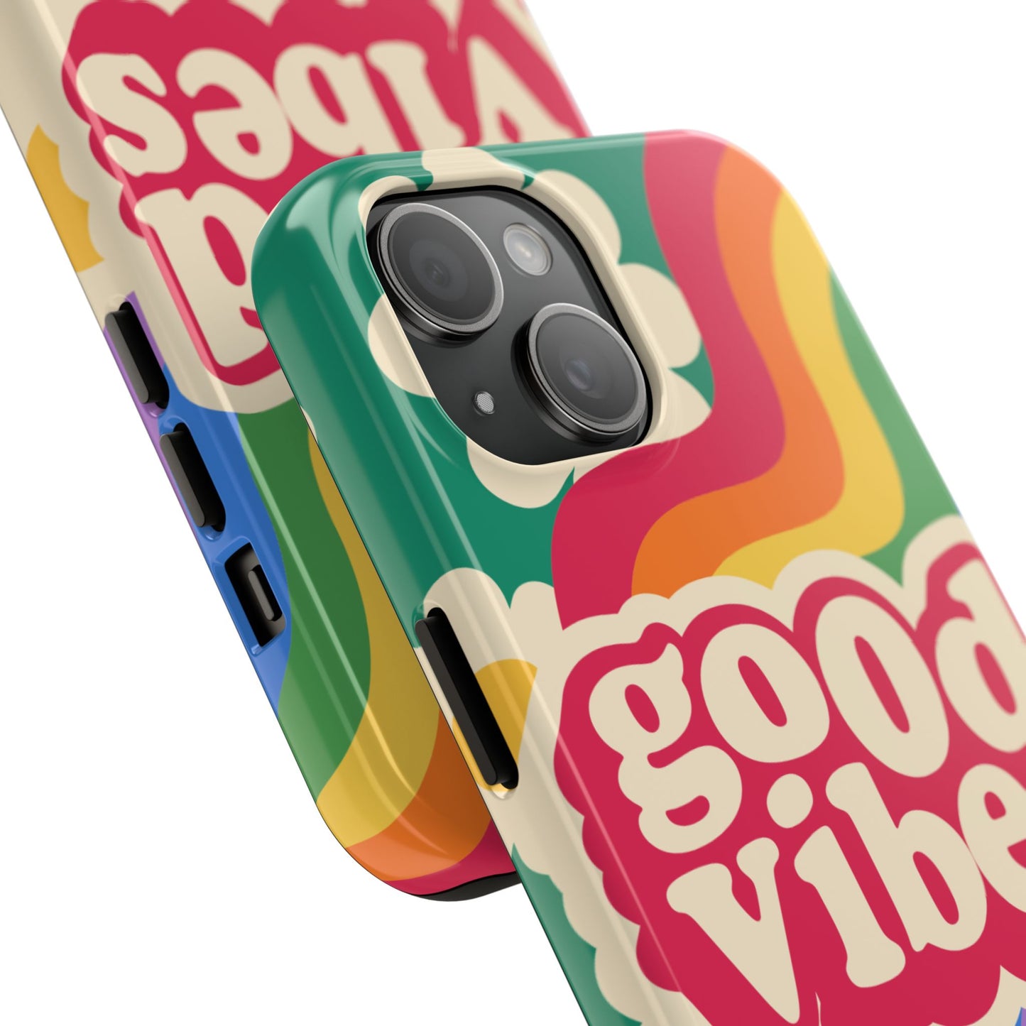 Good Vibes Tough Phone Cases, Colorful, Cheerful Phone Protection, Gifts for Friends