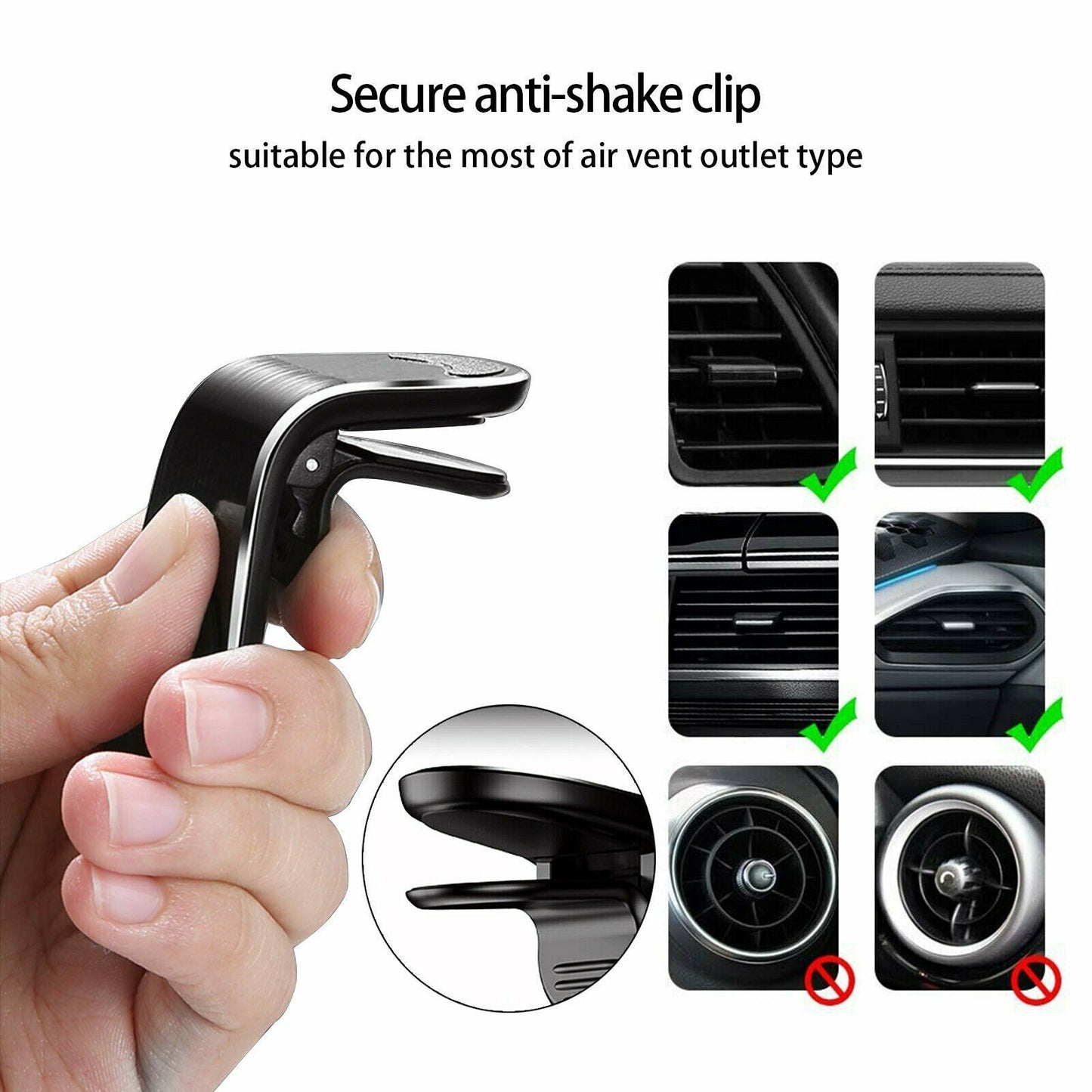 Ultimate Magnetic CellPhone Holder or GPS Mount for Car