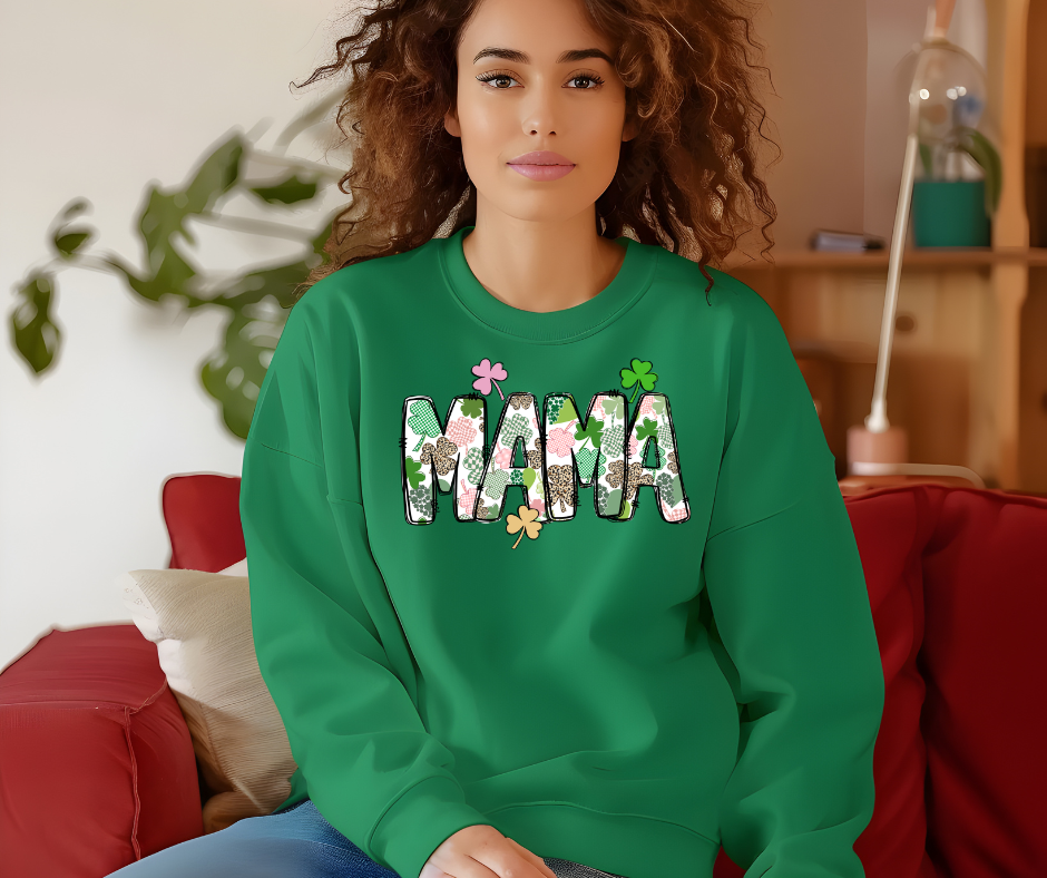 Floral 'MAMA' Sweatshirt - Cozy Mother's Day Gift